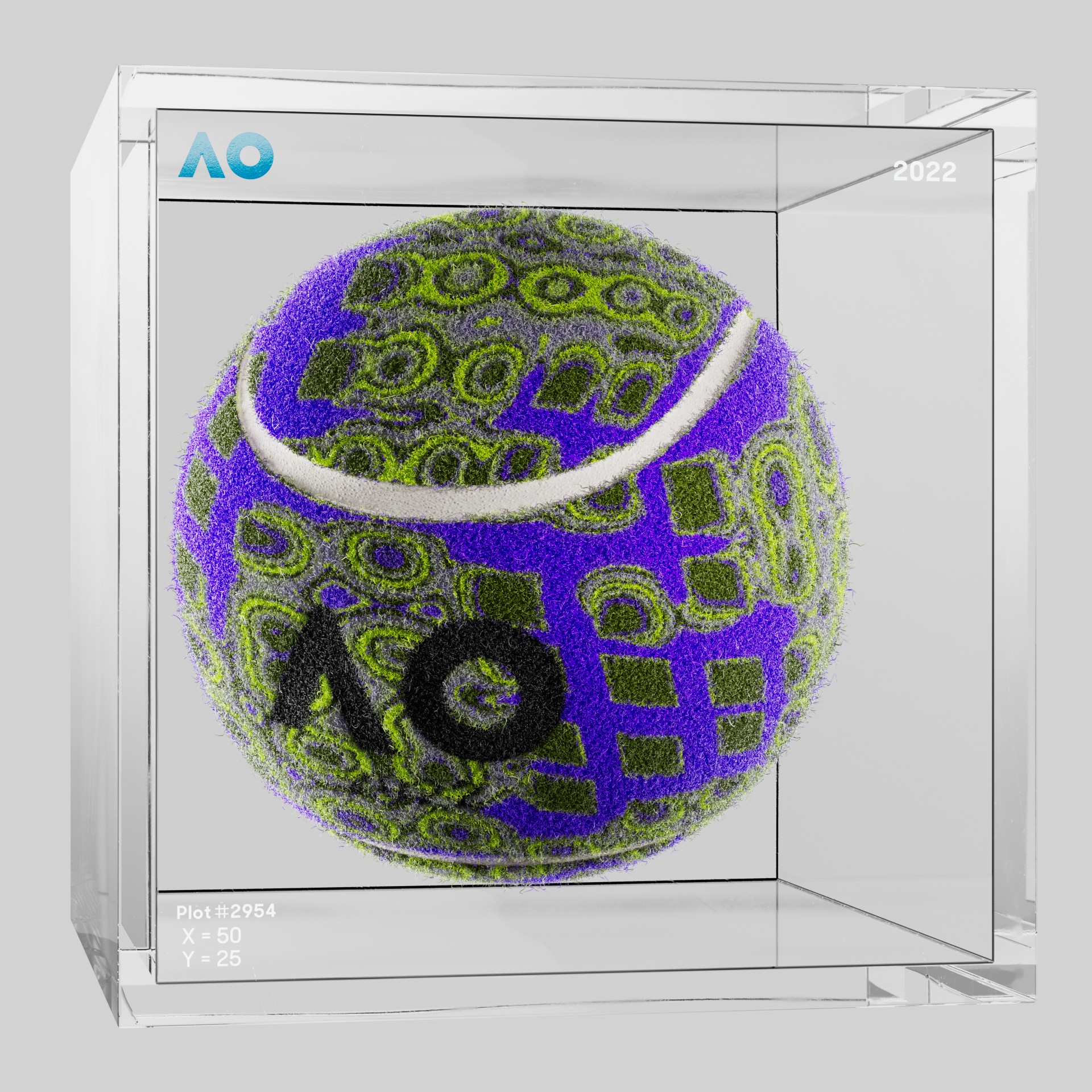 The Australian Open - The Australian Open Art Ball - AO Art Ball #5746 - NFT # 5746