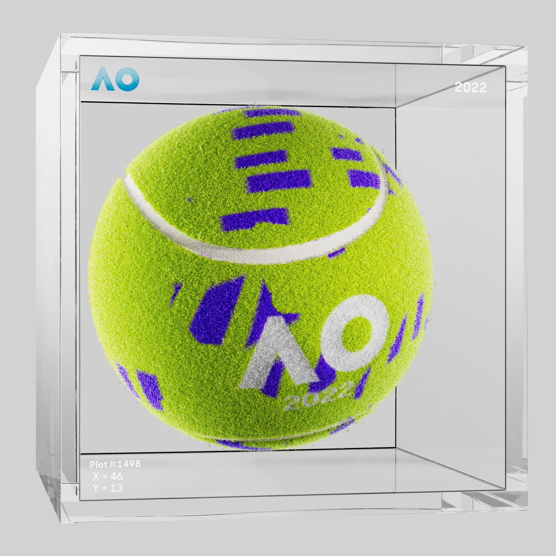 The Australian Open - The Australian Open Art Ball - AO Art Ball #5759 - NFT # 5759