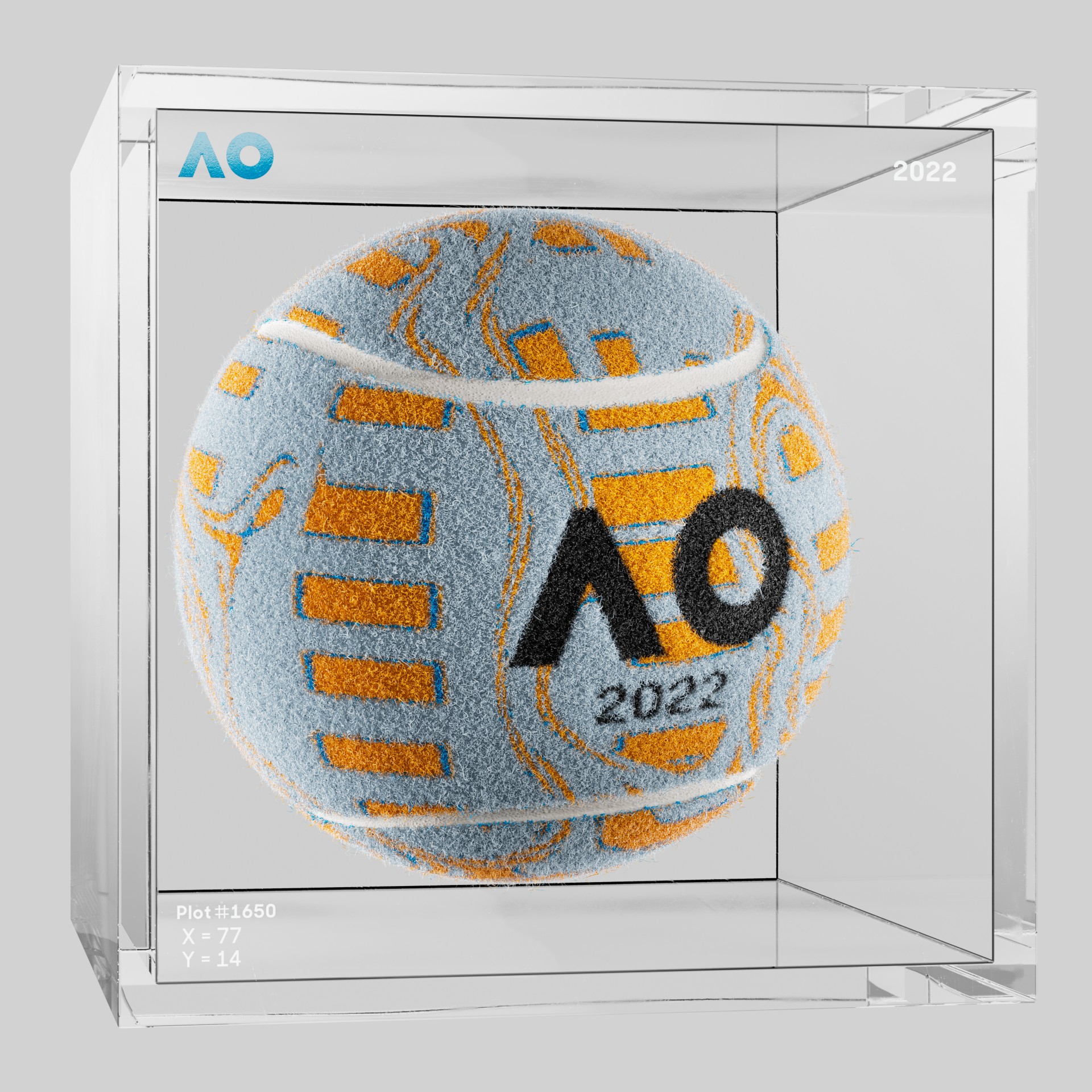 The Australian Open - The Australian Open Art Ball - AO Art Ball #5764 - NFT # 5764