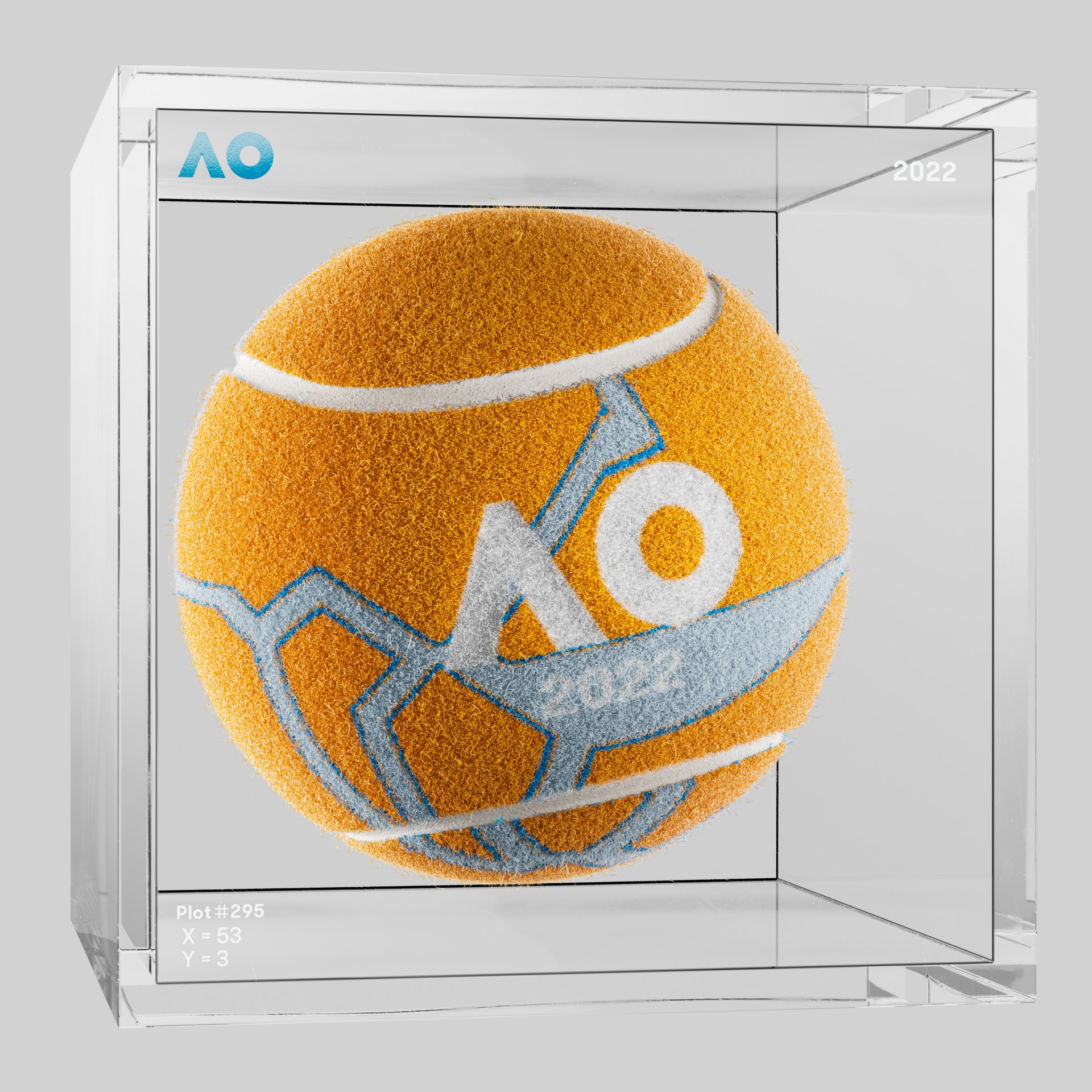 The Australian Open - The Australian Open Art Ball - AO Art Ball #5770 - NFT # 5770