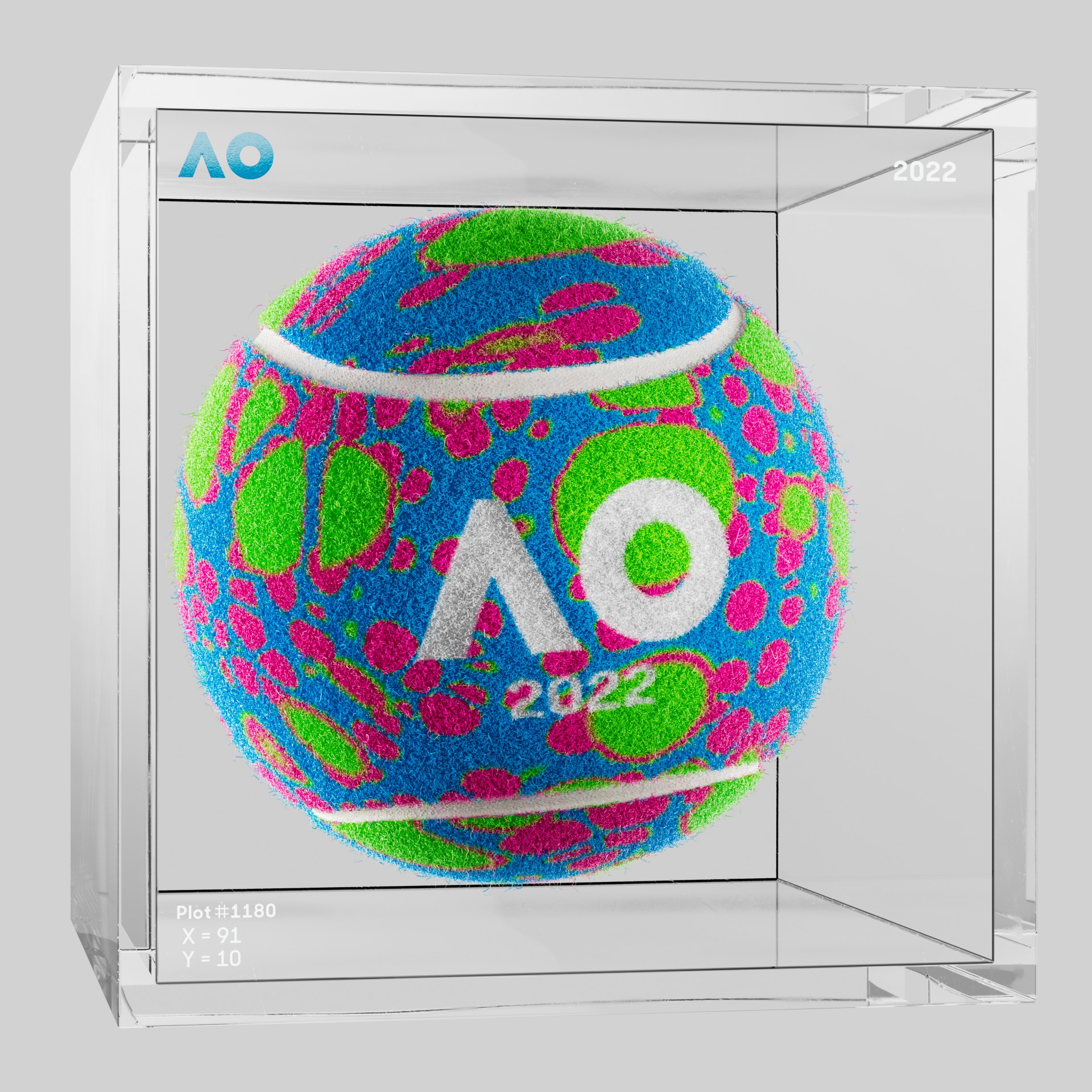 The Australian Open - The Australian Open Art Ball - AO Art Ball #5771 - NFT # 5771