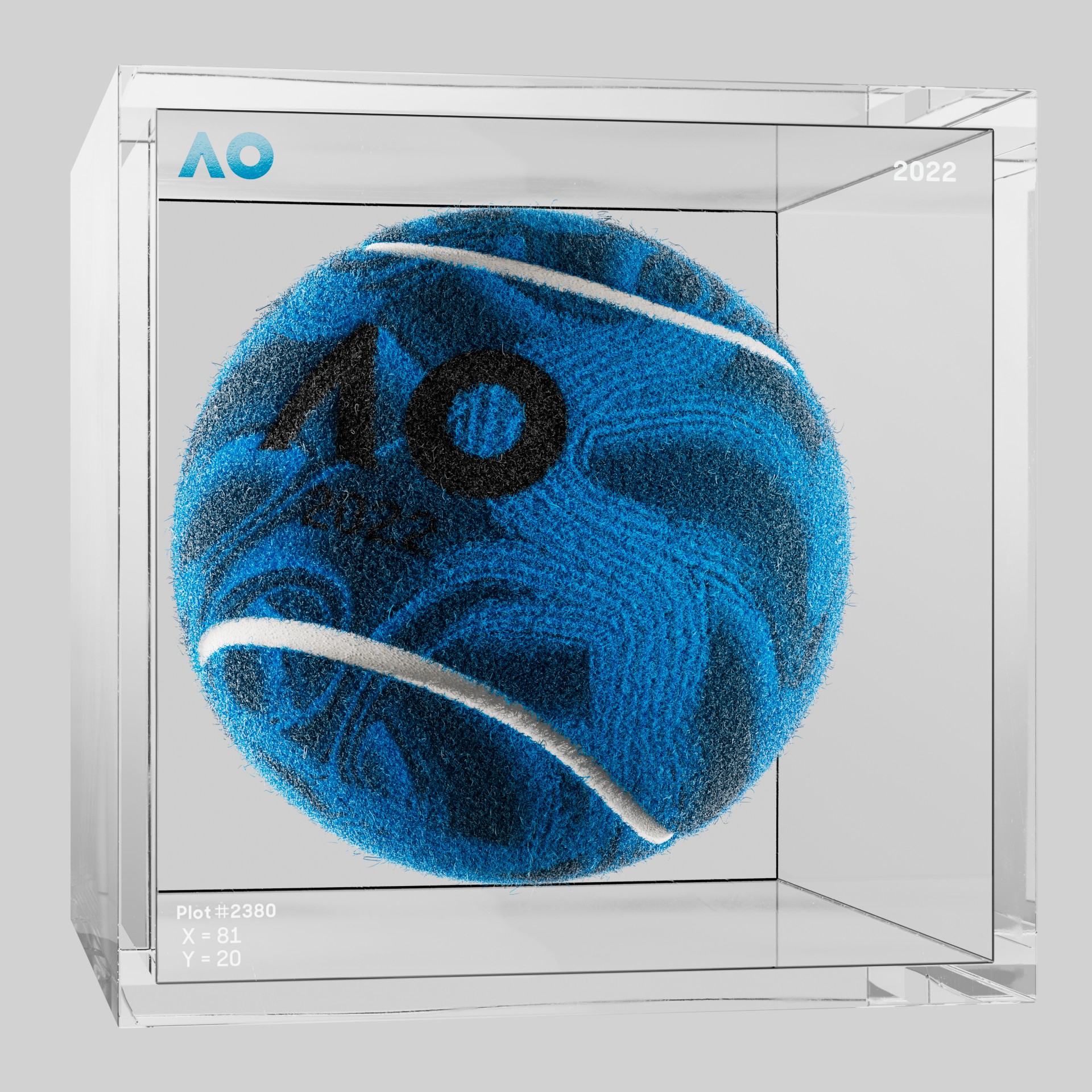 The Australian Open - The Australian Open Art Ball - AO Art Ball #5775 - NFT # 5775