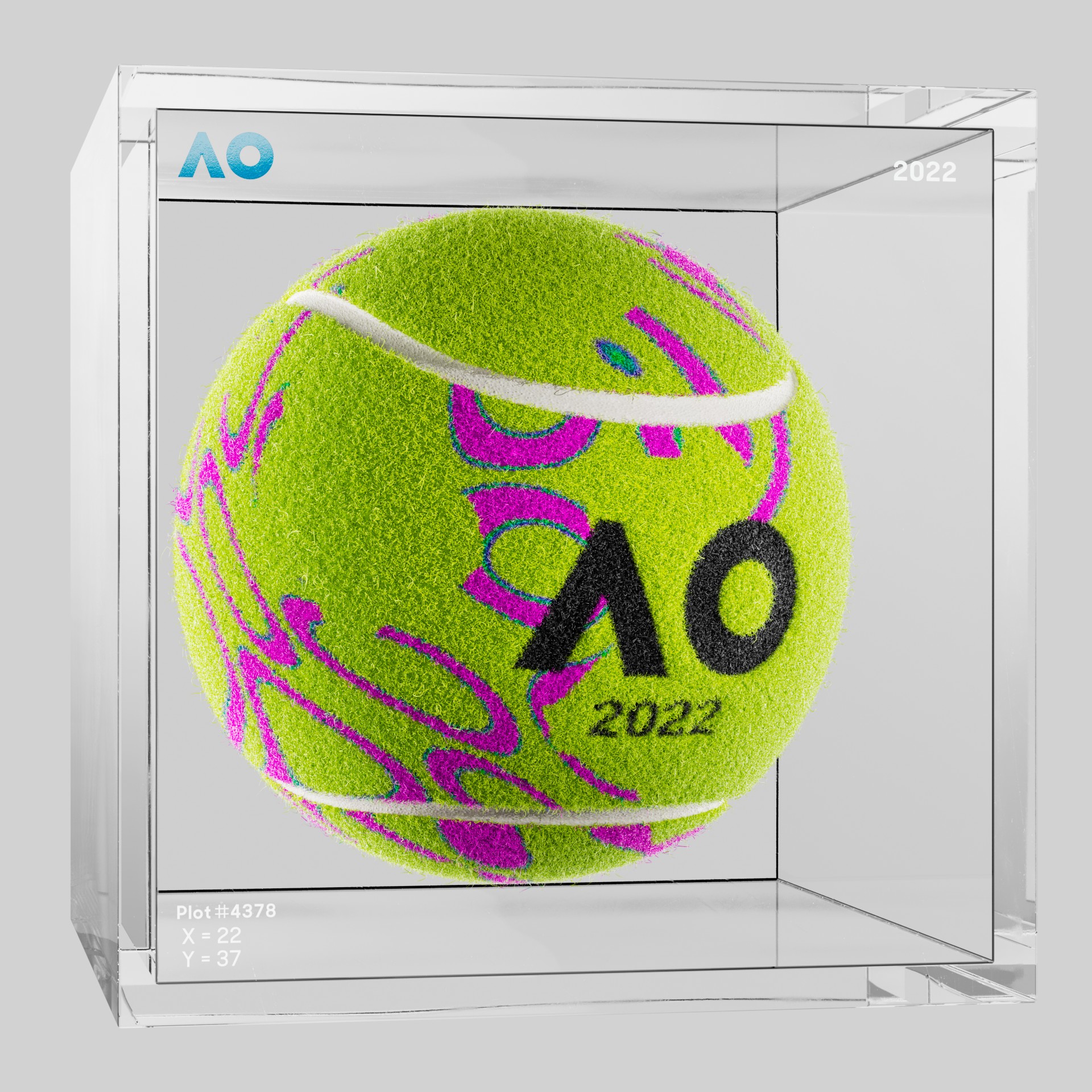 The Australian Open - The Australian Open Art Ball - AO Art Ball #5778 - NFT # 5778