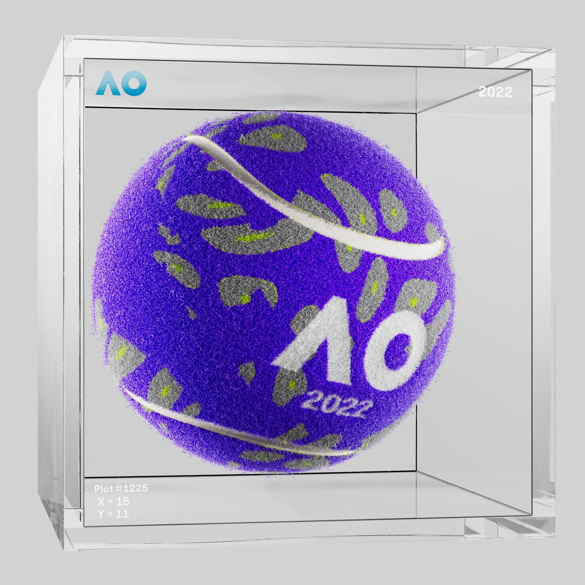 The Australian Open - The Australian Open Art Ball - AO Art Ball #5780 - NFT # 5780