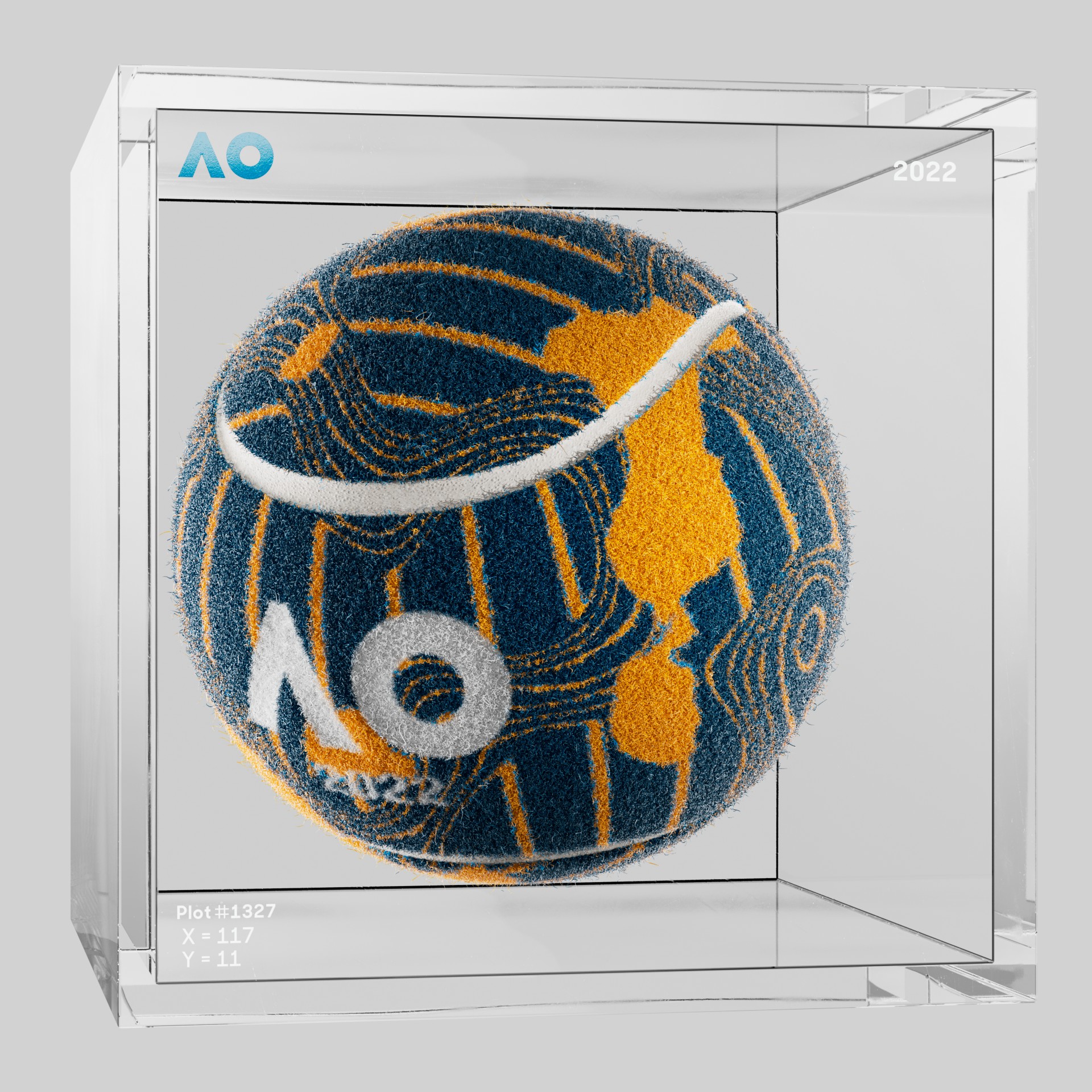 The Australian Open - The Australian Open Art Ball - AO Art Ball #5782 - NFT # 5782