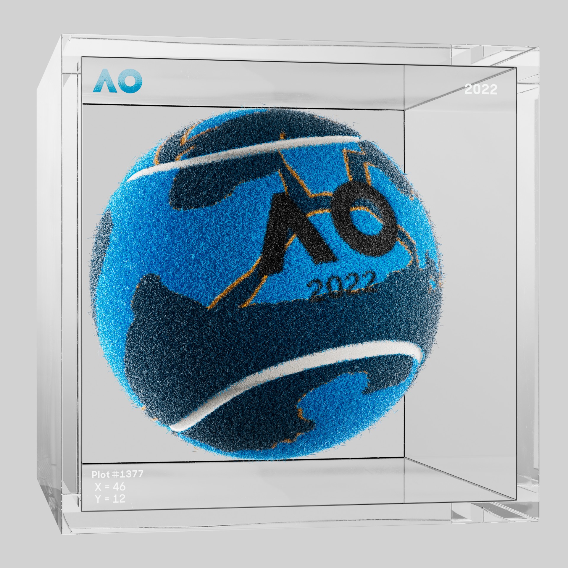 The Australian Open - The Australian Open Art Ball - AO Art Ball #5783 - NFT # 5783