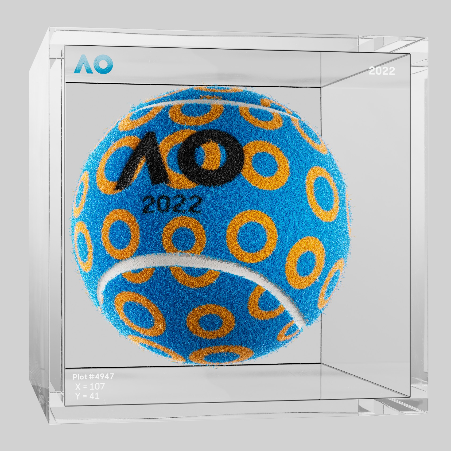 The Australian Open - The Australian Open Art Ball - AO Art Ball #5788 - NFT # 5788