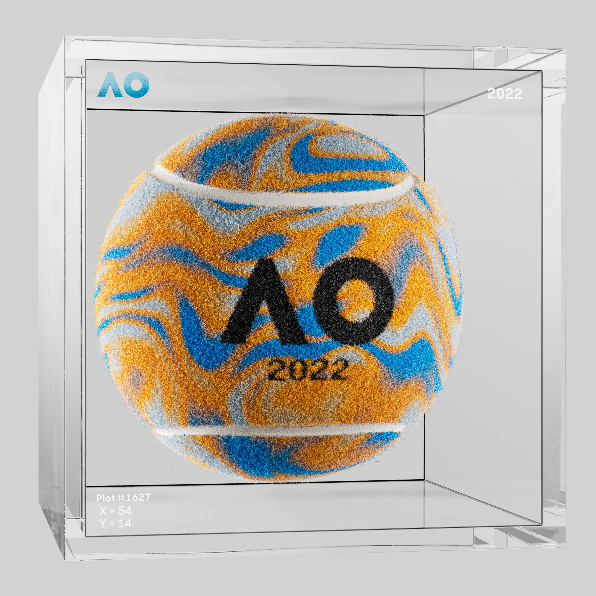 The Australian Open - The Australian Open Art Ball - AO Art Ball #5793 - NFT # 5793