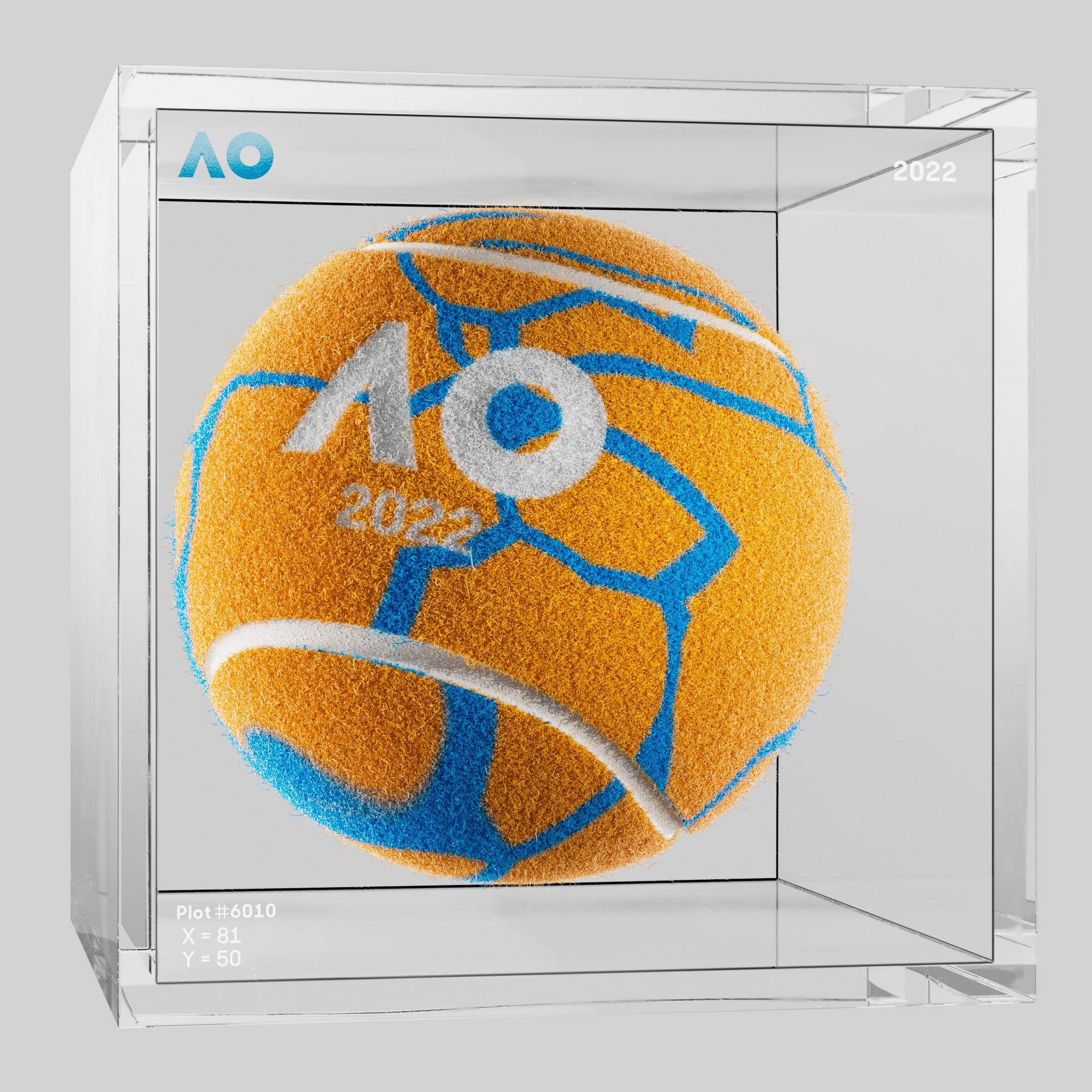 The Australian Open - The Australian Open Art Ball - AO Art Ball #5816 - NFT # 5816