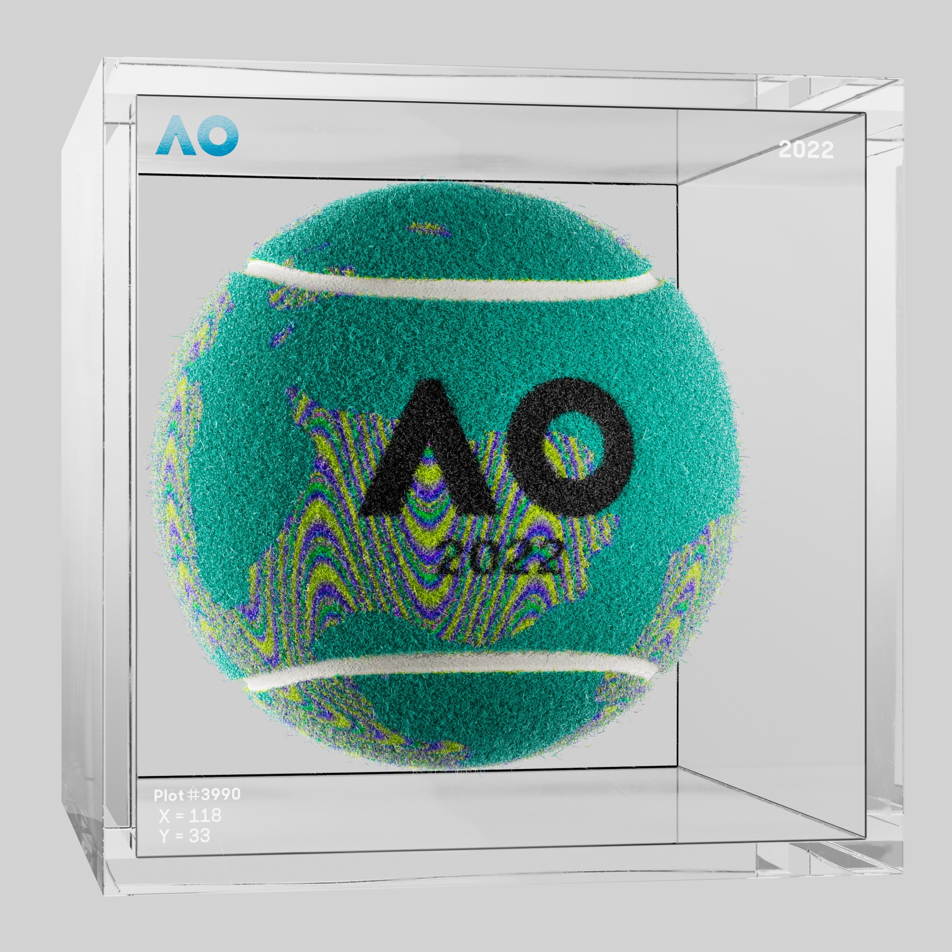 The Australian Open - The Australian Open Art Ball - AO Art Ball #5823 - NFT # 5823