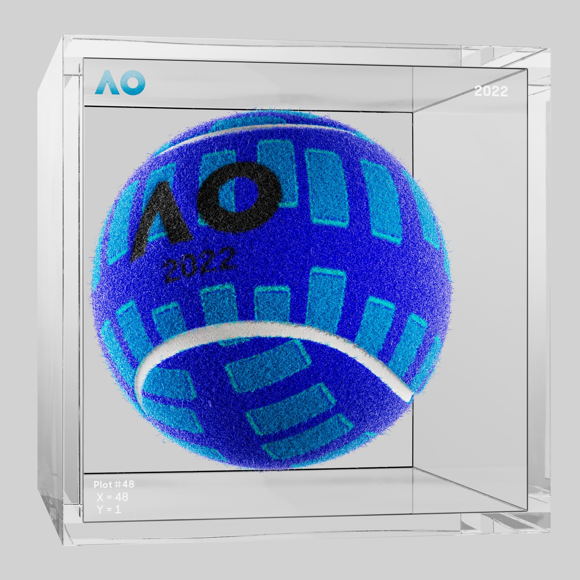 The Australian Open - The Australian Open Art Ball - AO Art Ball #5826 - NFT # 5826