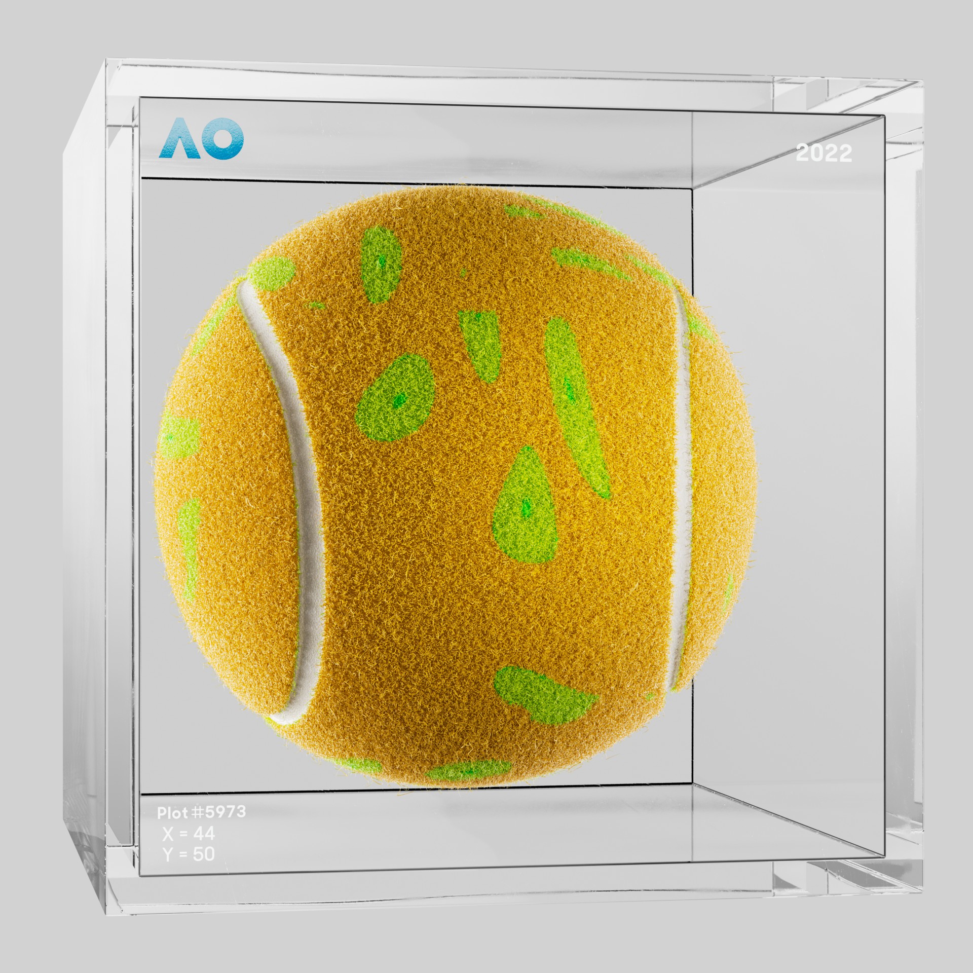 The Australian Open - The Australian Open Art Ball - AO Art Ball #5830 - NFT # 5830