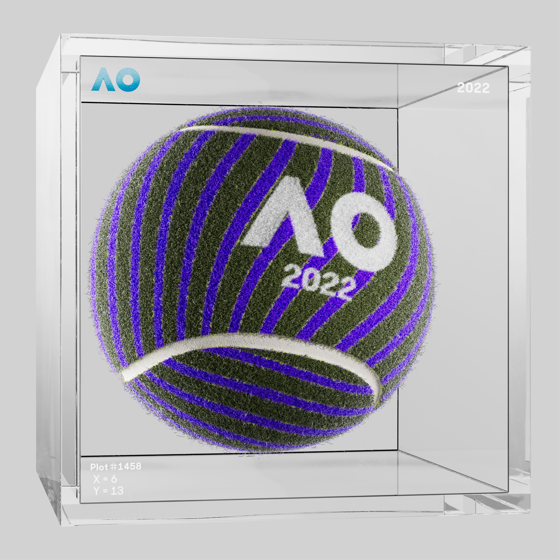 The Australian Open - The Australian Open Art Ball - AO Art Ball #5894 - NFT # 5894