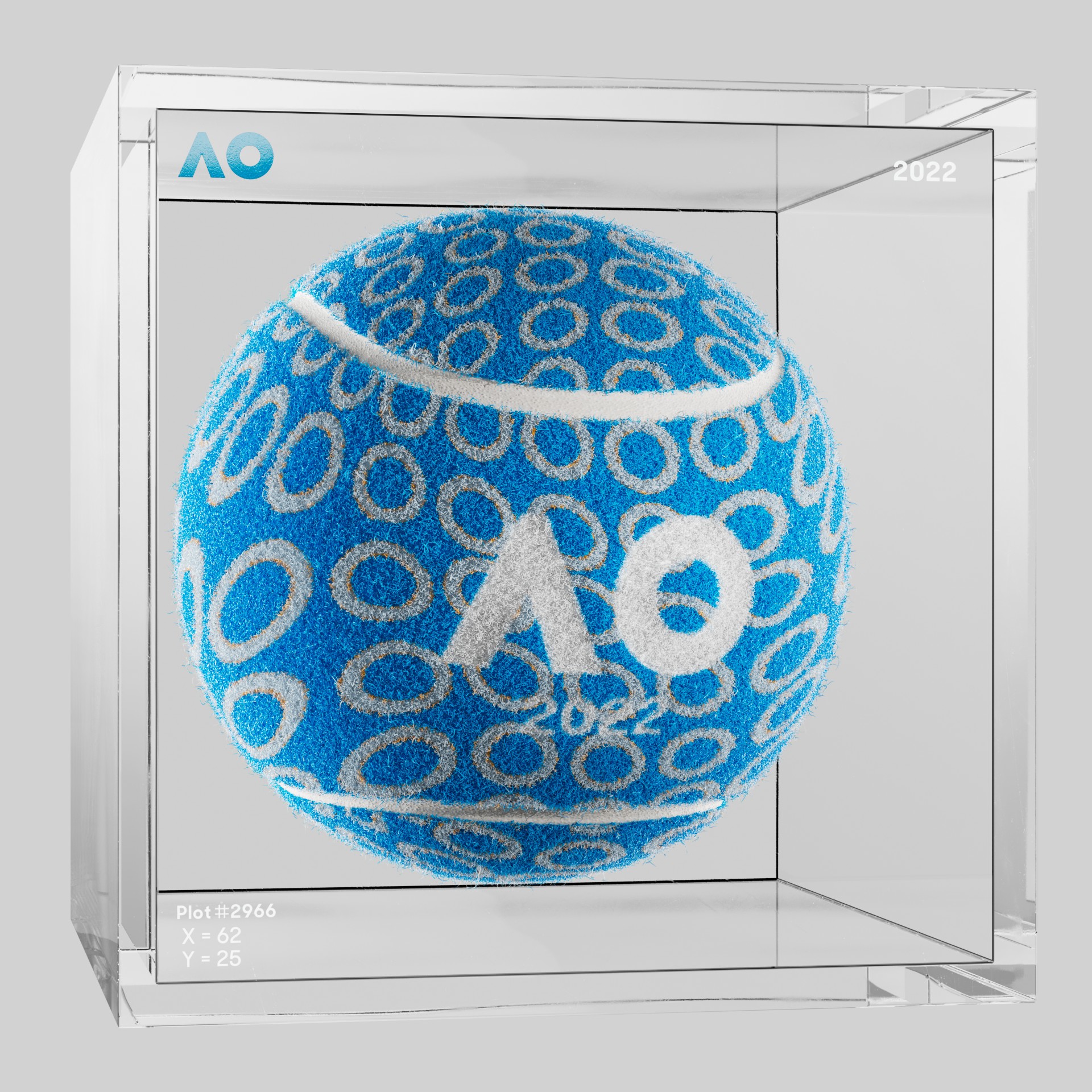 The Australian Open - The Australian Open Art Ball - AO Art Ball #5899 - NFT # 5899