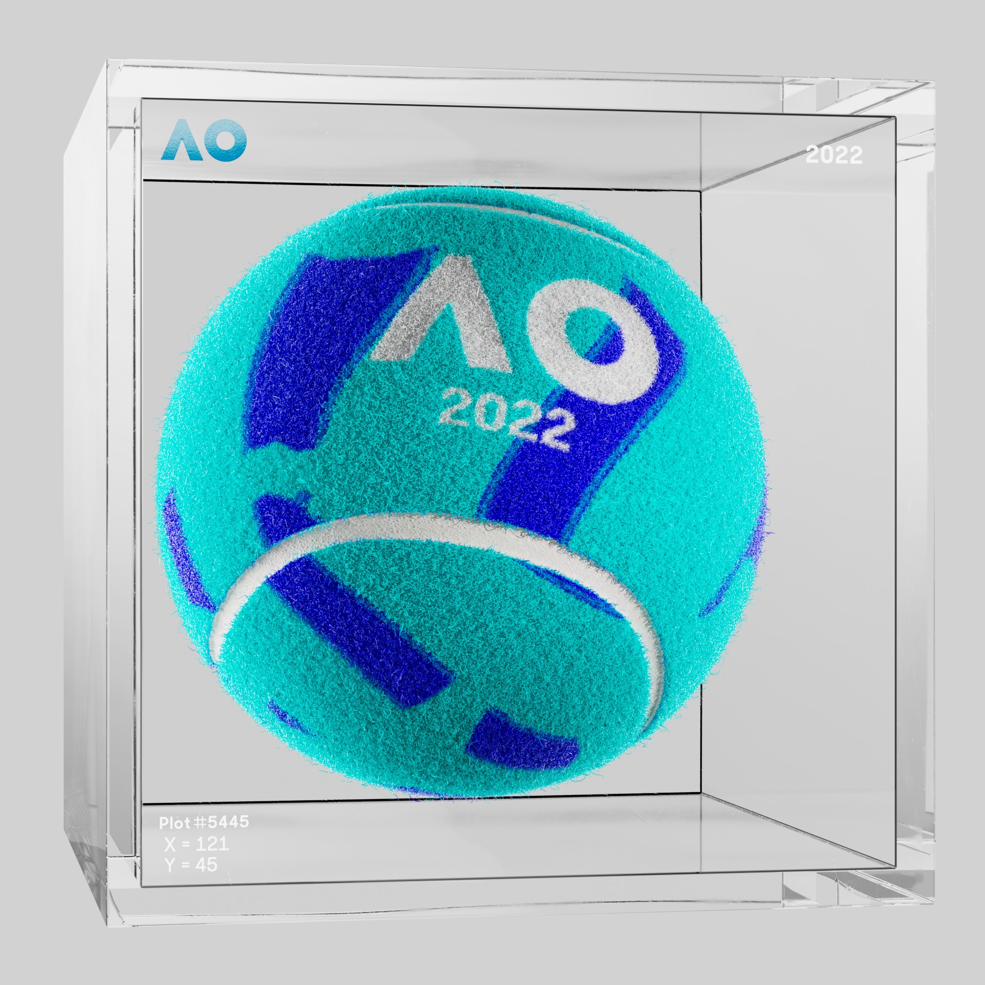 The Australian Open - The Australian Open Art Ball - AO Art Ball #59 - NFT # 59