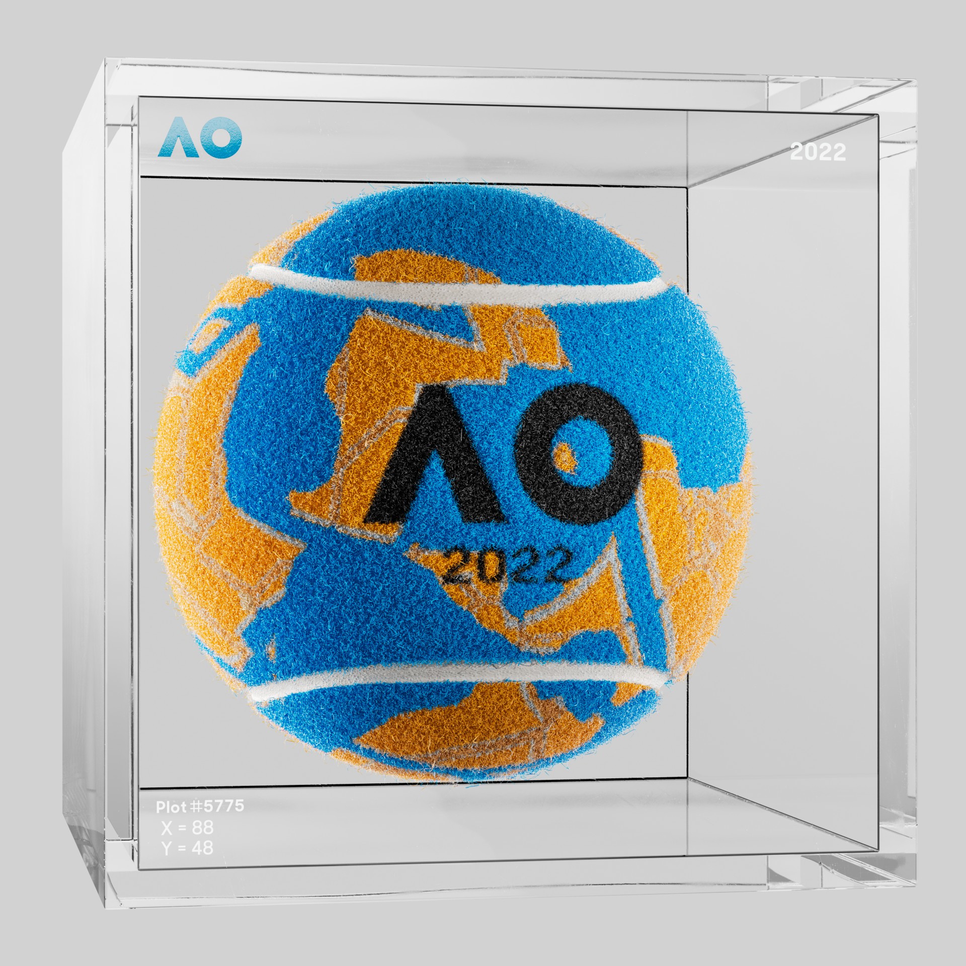The Australian Open - The Australian Open Art Ball - AO Art Ball #5994 - NFT # 5994
