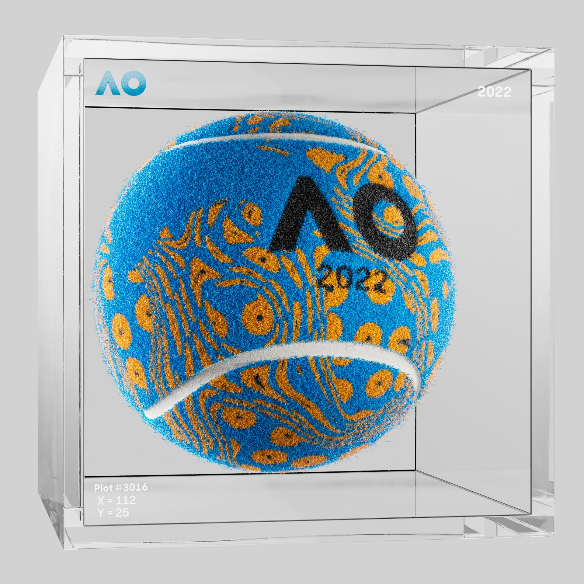The Australian Open - The Australian Open Art Ball - AO Art Ball #5995 - NFT # 5995