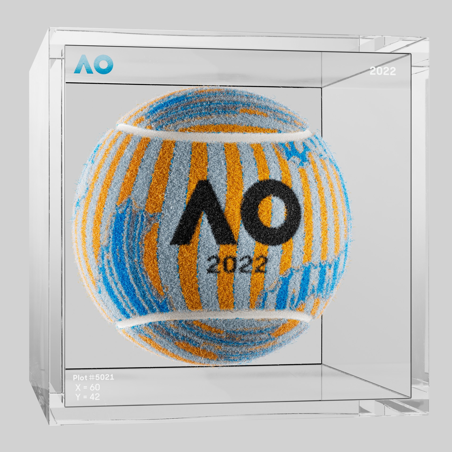 The Australian Open - The Australian Open Art Ball - AO Art Ball #6083 - NFT # 6083