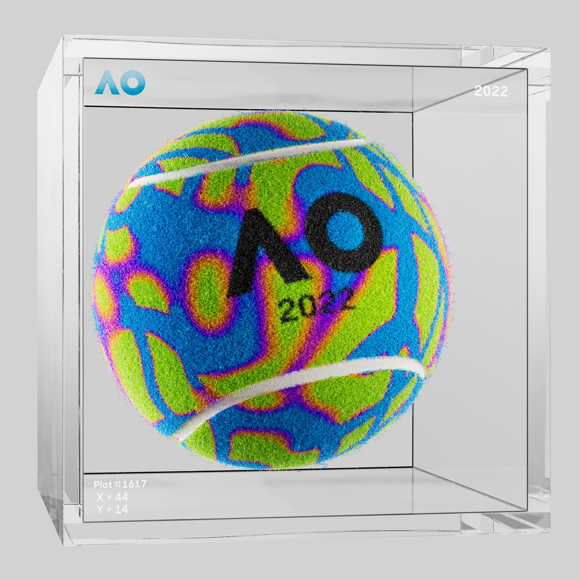 The Australian Open - The Australian Open Art Ball - AO Art Ball #6277 - NFT # 6277