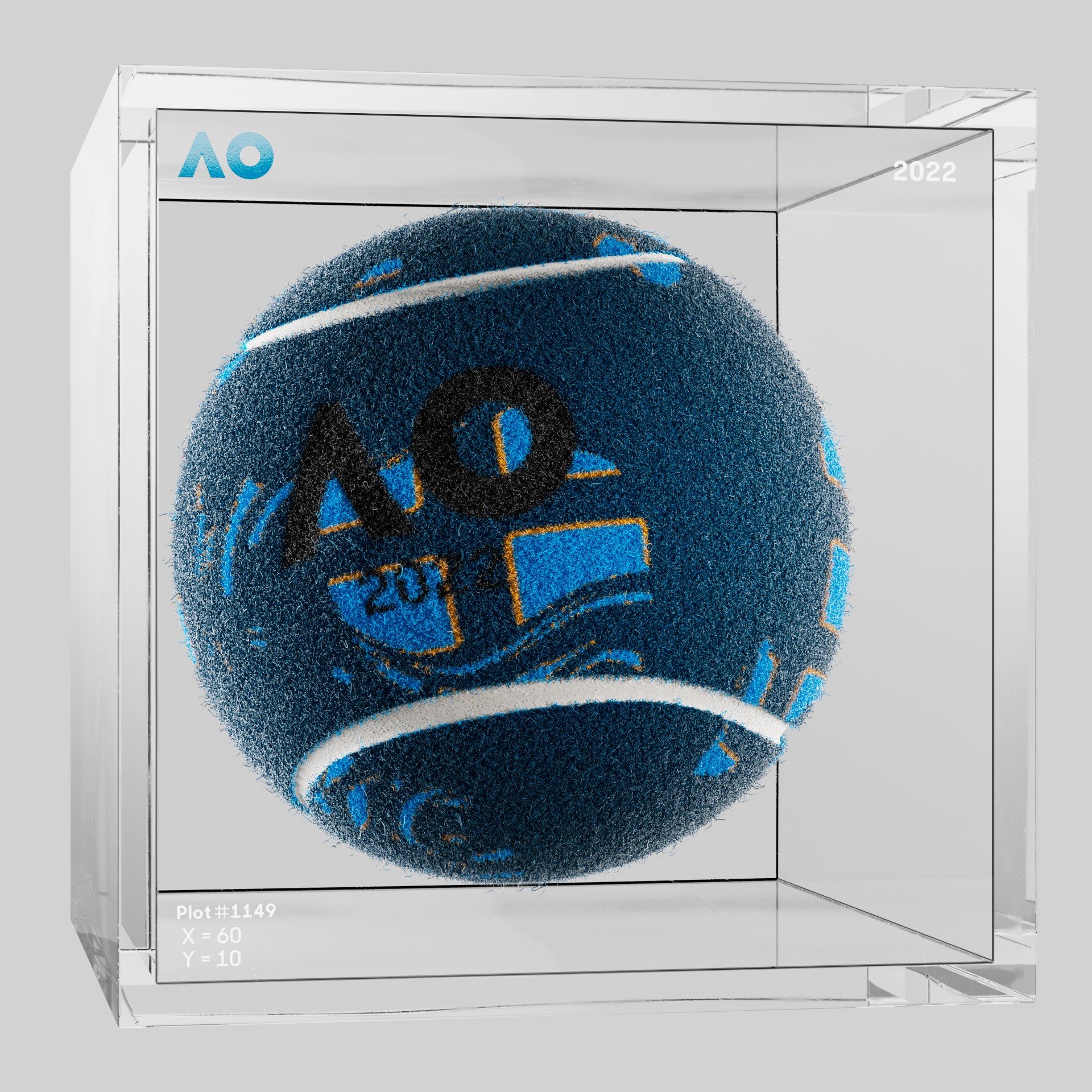 The Australian Open - The Australian Open Art Ball - AO Art Ball #6284 - NFT # 6284