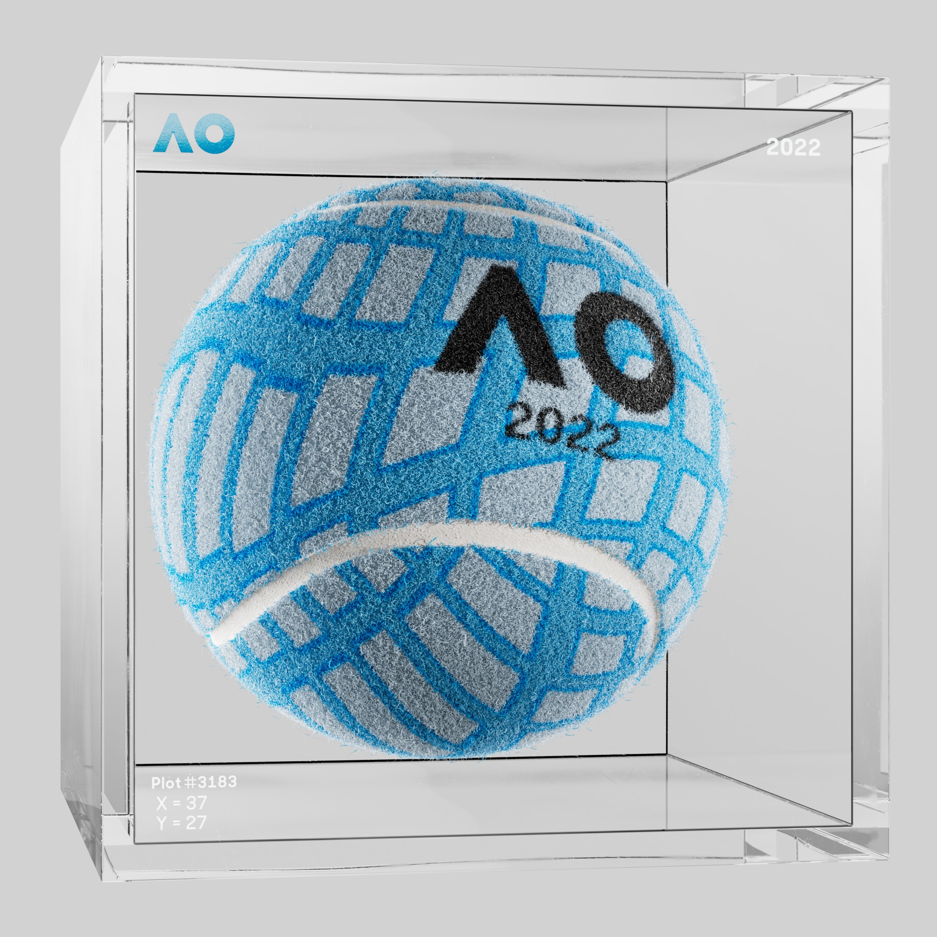 The Australian Open - The Australian Open Art Ball - AO Art Ball #6304 - NFT # 6304