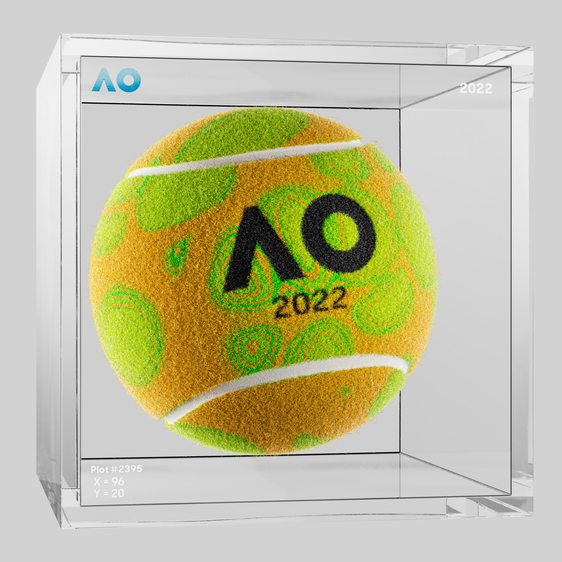 The Australian Open - The Australian Open Art Ball - AO Art Ball #6331 - NFT # 6331