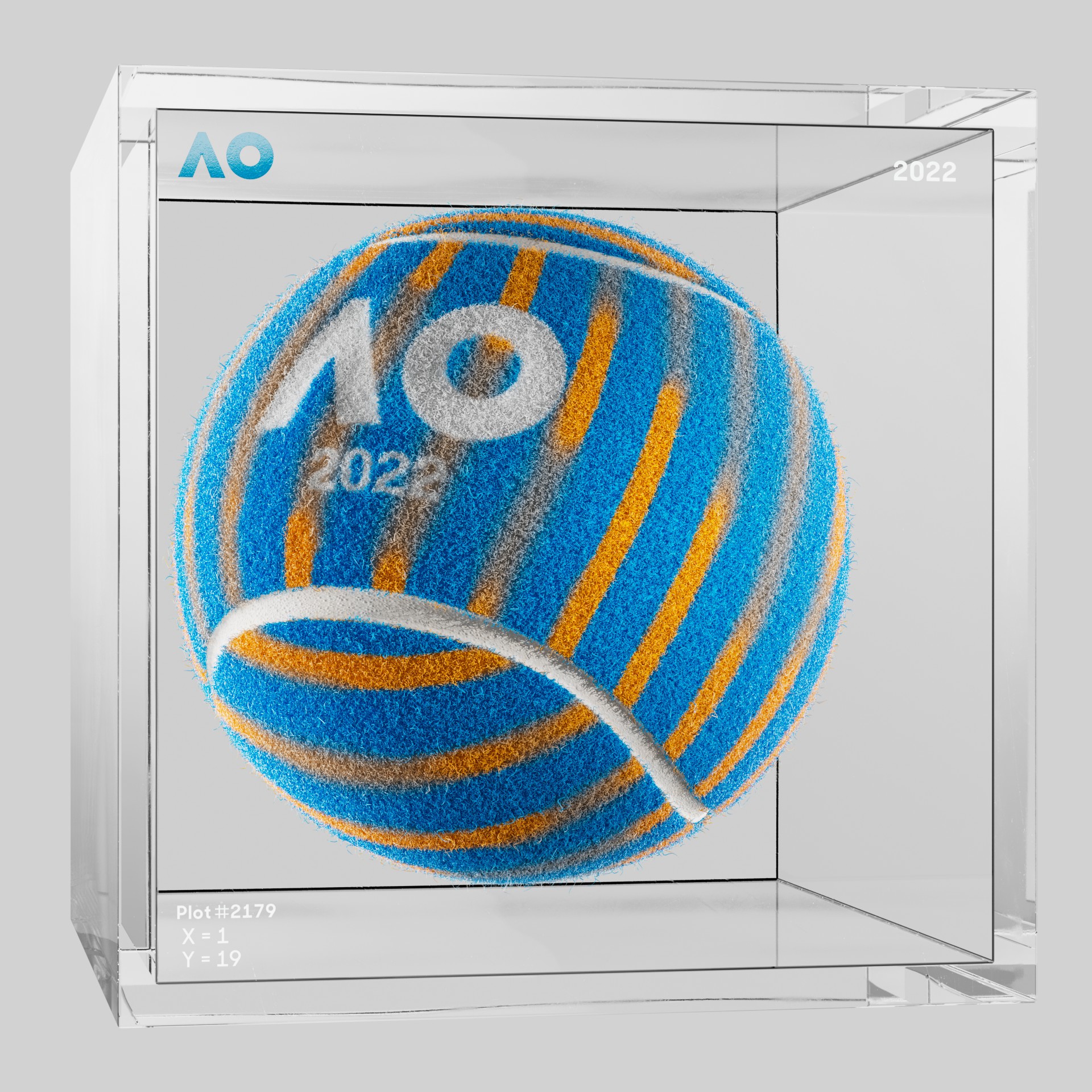The Australian Open - The Australian Open Art Ball - AO Art Ball #6356 - NFT # 6356