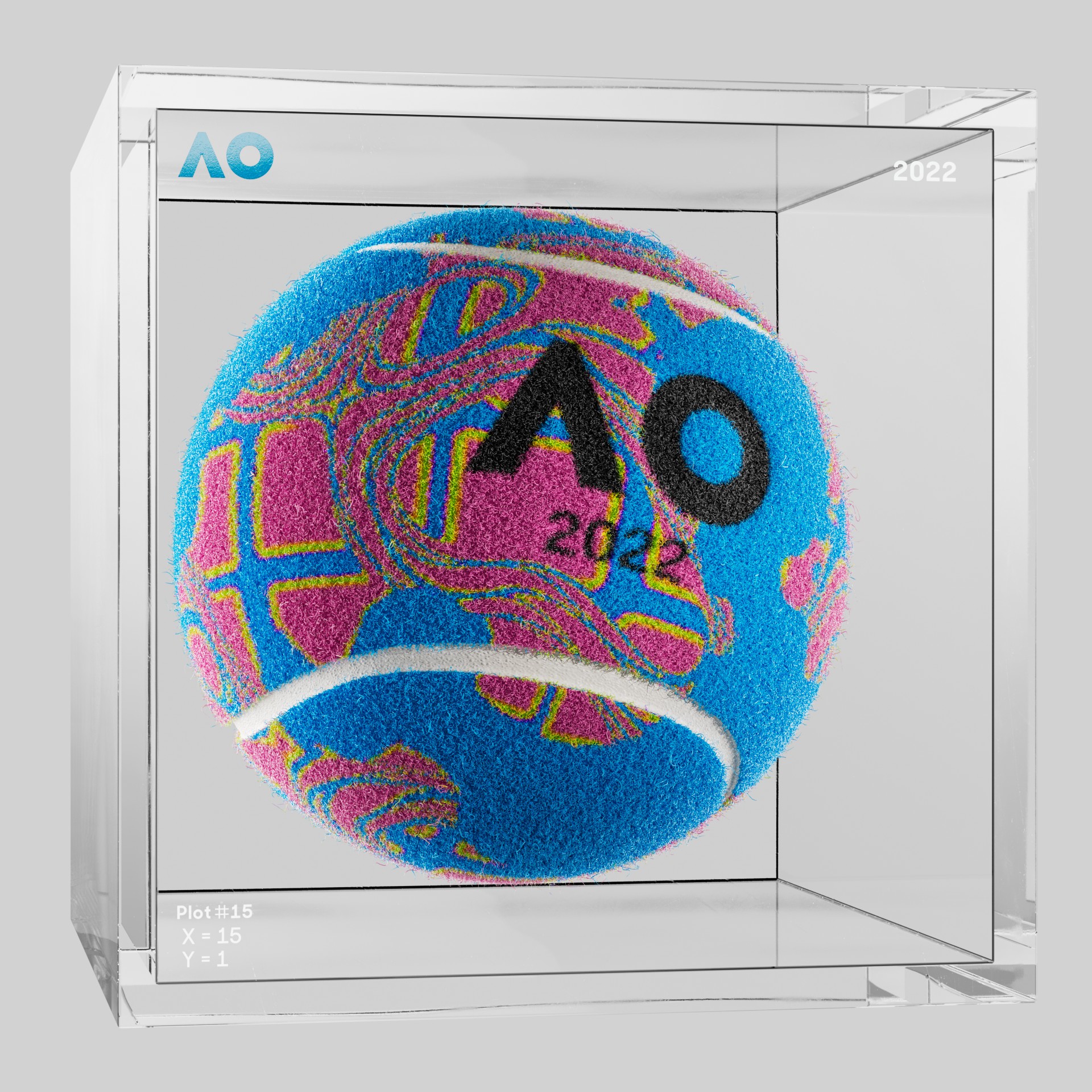 The Australian Open - The Australian Open Art Ball - AO Art Ball #6403 - NFT # 6403
