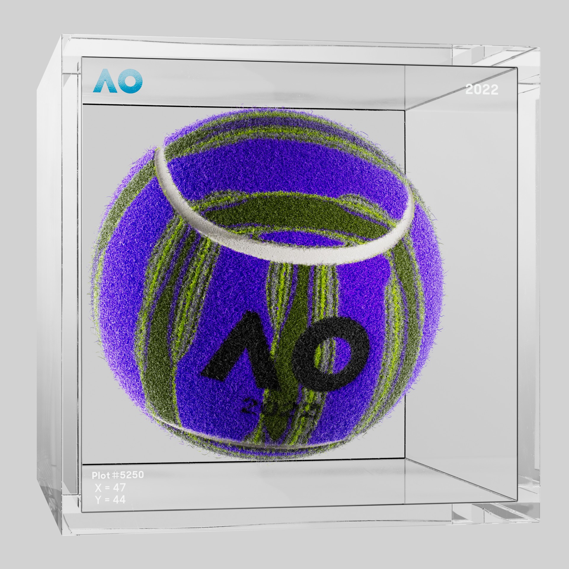 The Australian Open - The Australian Open Art Ball - AO Art Ball #6433 - NFT # 6433