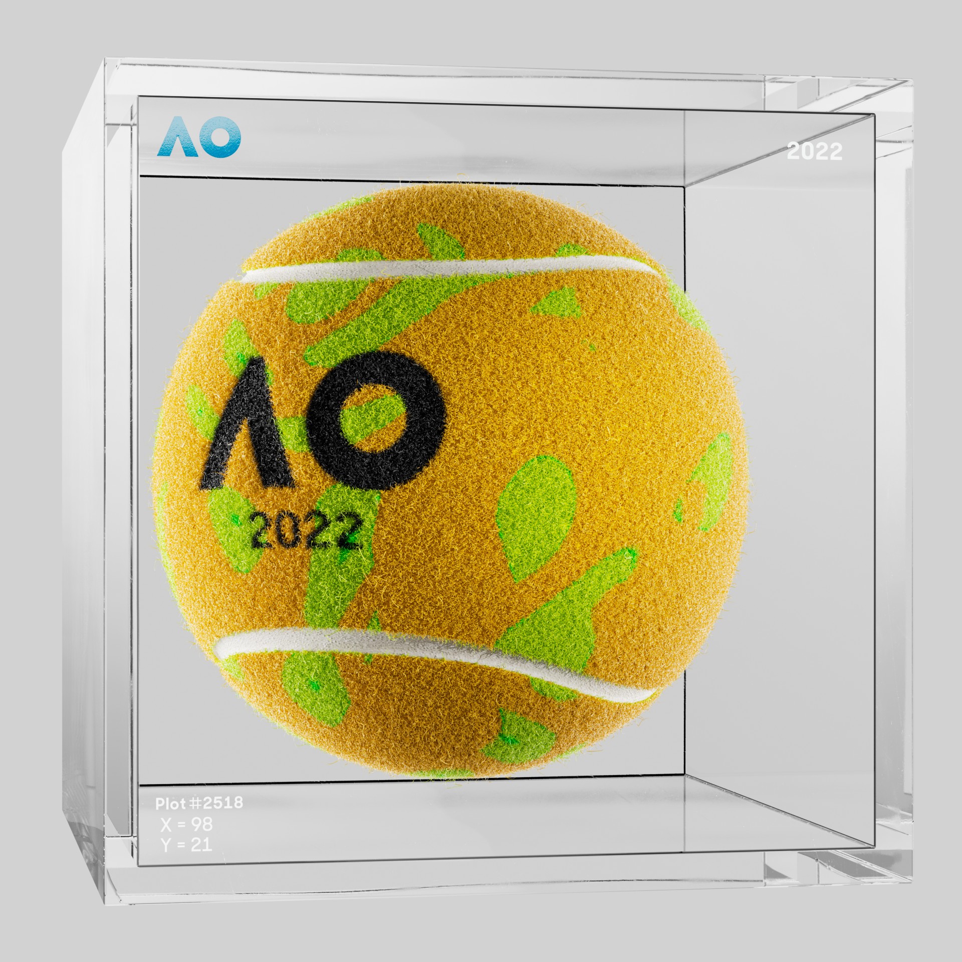 The Australian Open - The Australian Open Art Ball - AO Art Ball #6441 - NFT # 6441