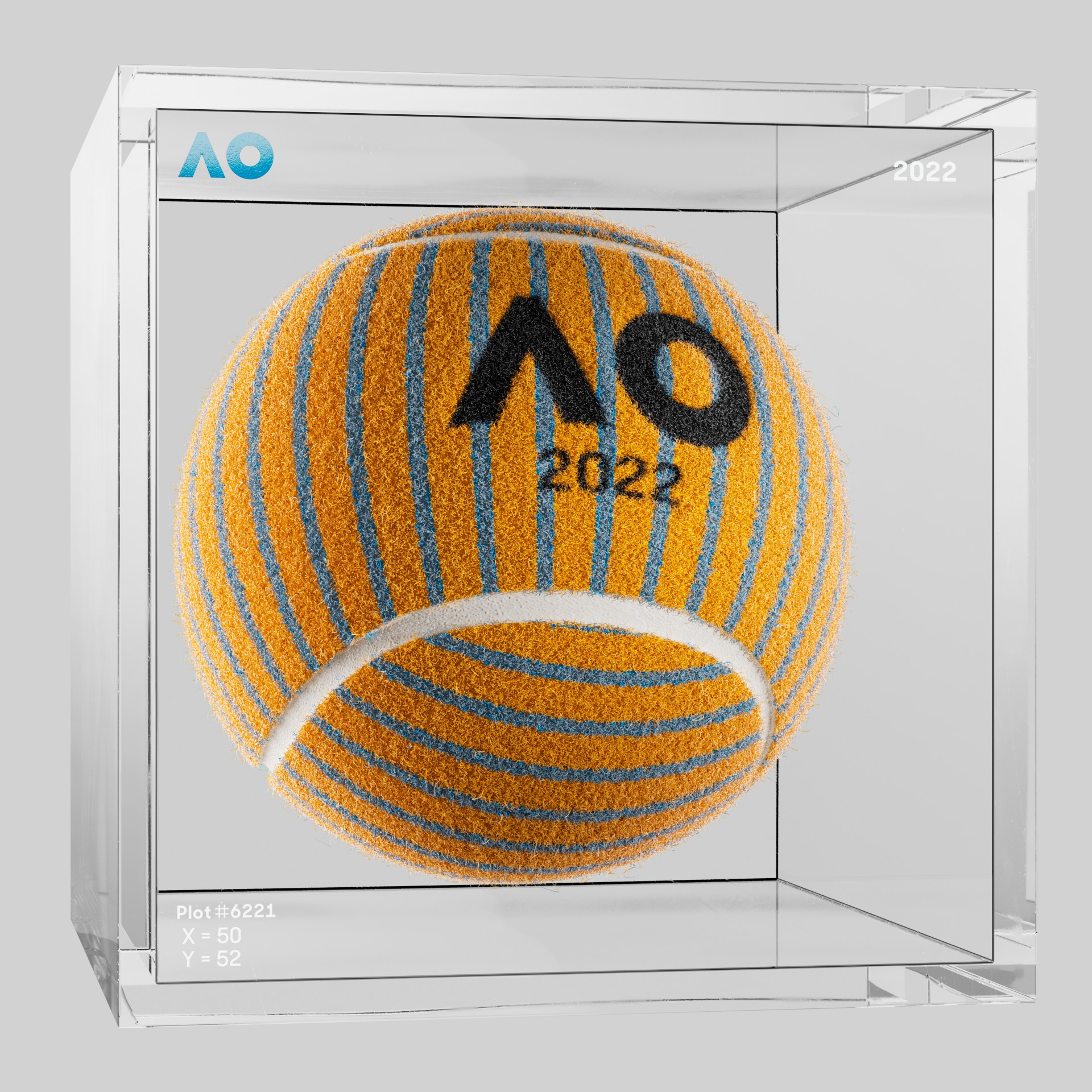 The Australian Open - The Australian Open Art Ball - AO Art Ball #6473 - NFT # 6473