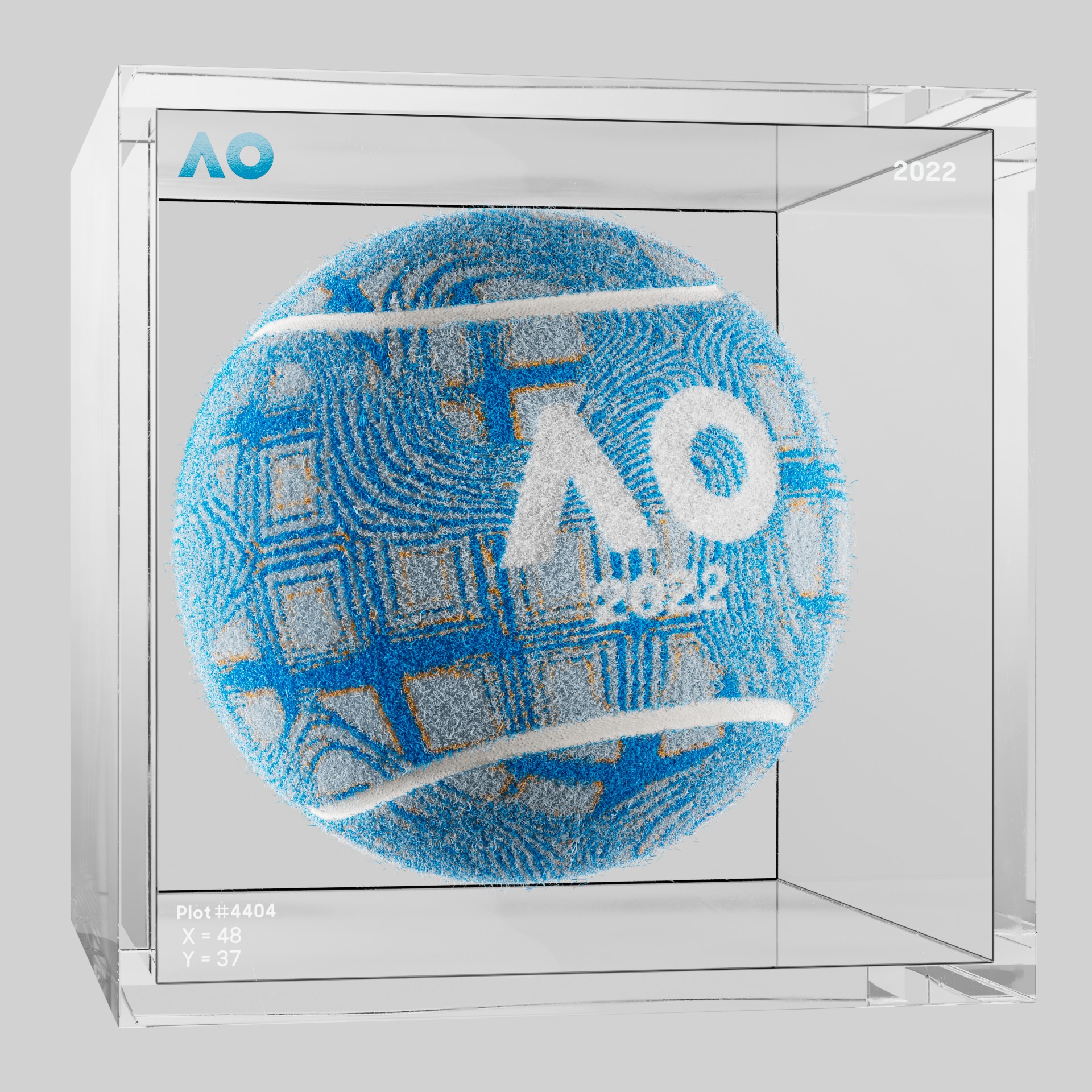 The Australian Open - The Australian Open Art Ball - AO Art Ball #6476 - NFT # 6476