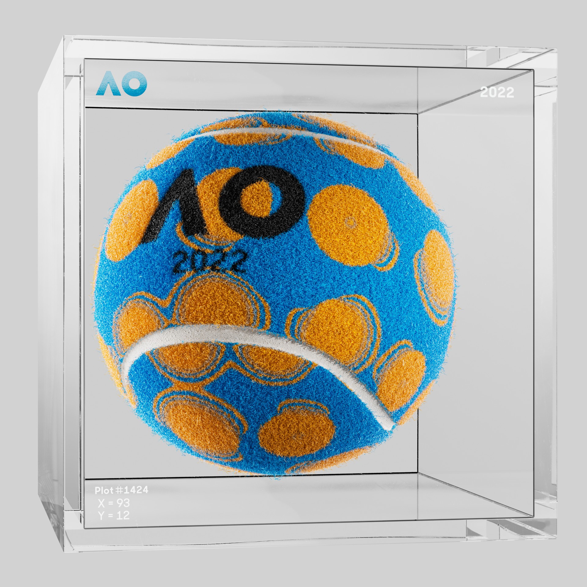 The Australian Open - The Australian Open Art Ball - AO Art Ball #6503 - NFT # 6503