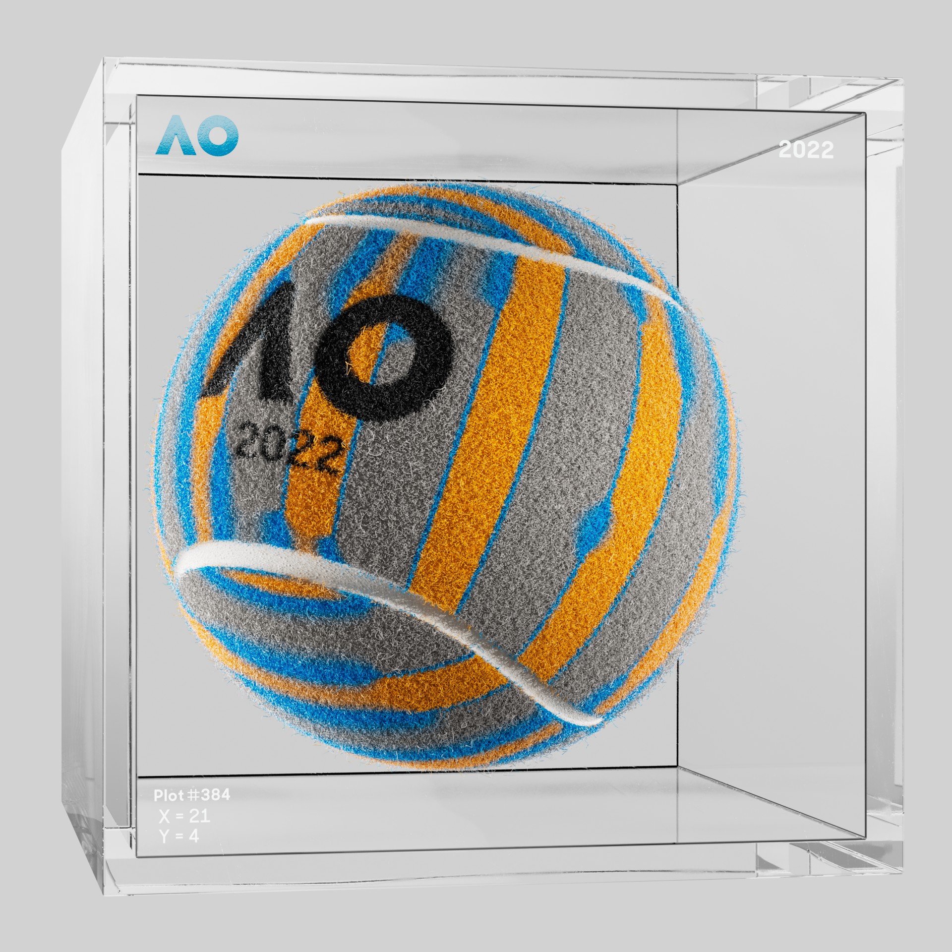 The Australian Open - The Australian Open Art Ball - AO Art Ball #6505 - NFT # 6505