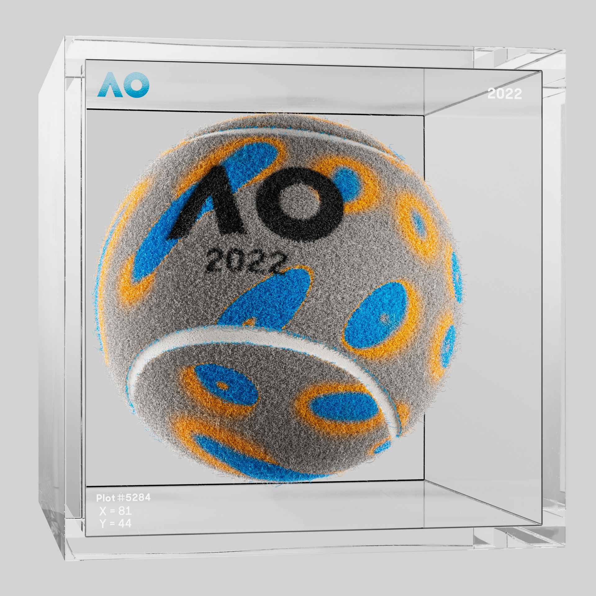 The Australian Open - The Australian Open Art Ball - AO Art Ball #6548 - NFT # 6548