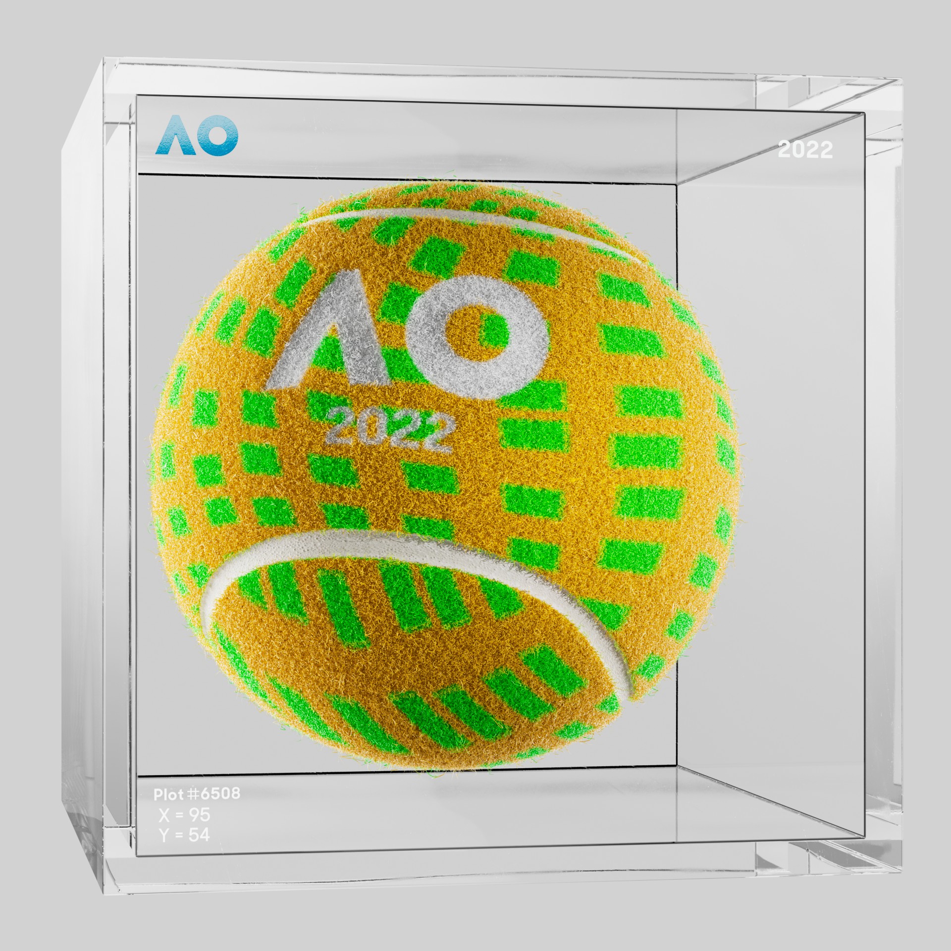The Australian Open - The Australian Open Art Ball - AO Art Ball #6578 - NFT # 6578