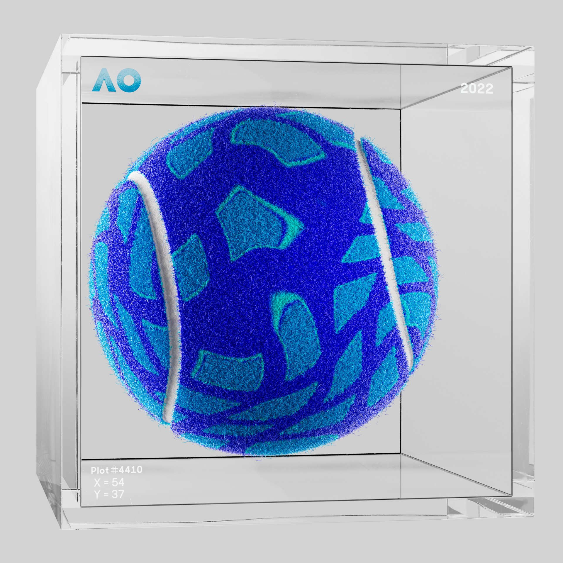 The Australian Open - The Australian Open Art Ball - AO Art Ball #6579 - NFT # 6579