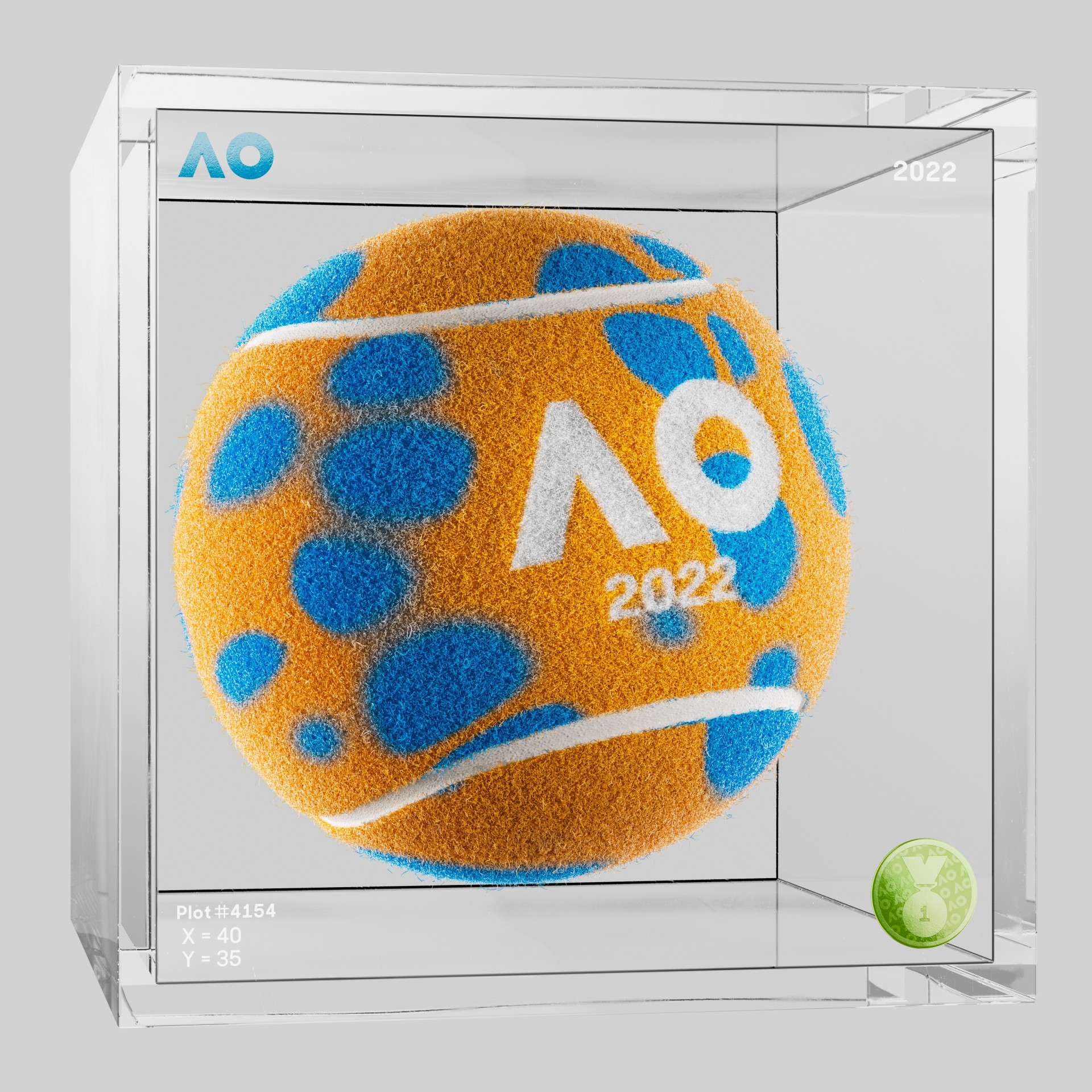 The Australian Open - The Australian Open Art Ball - AO Art Ball #6583 - NFT # 6583