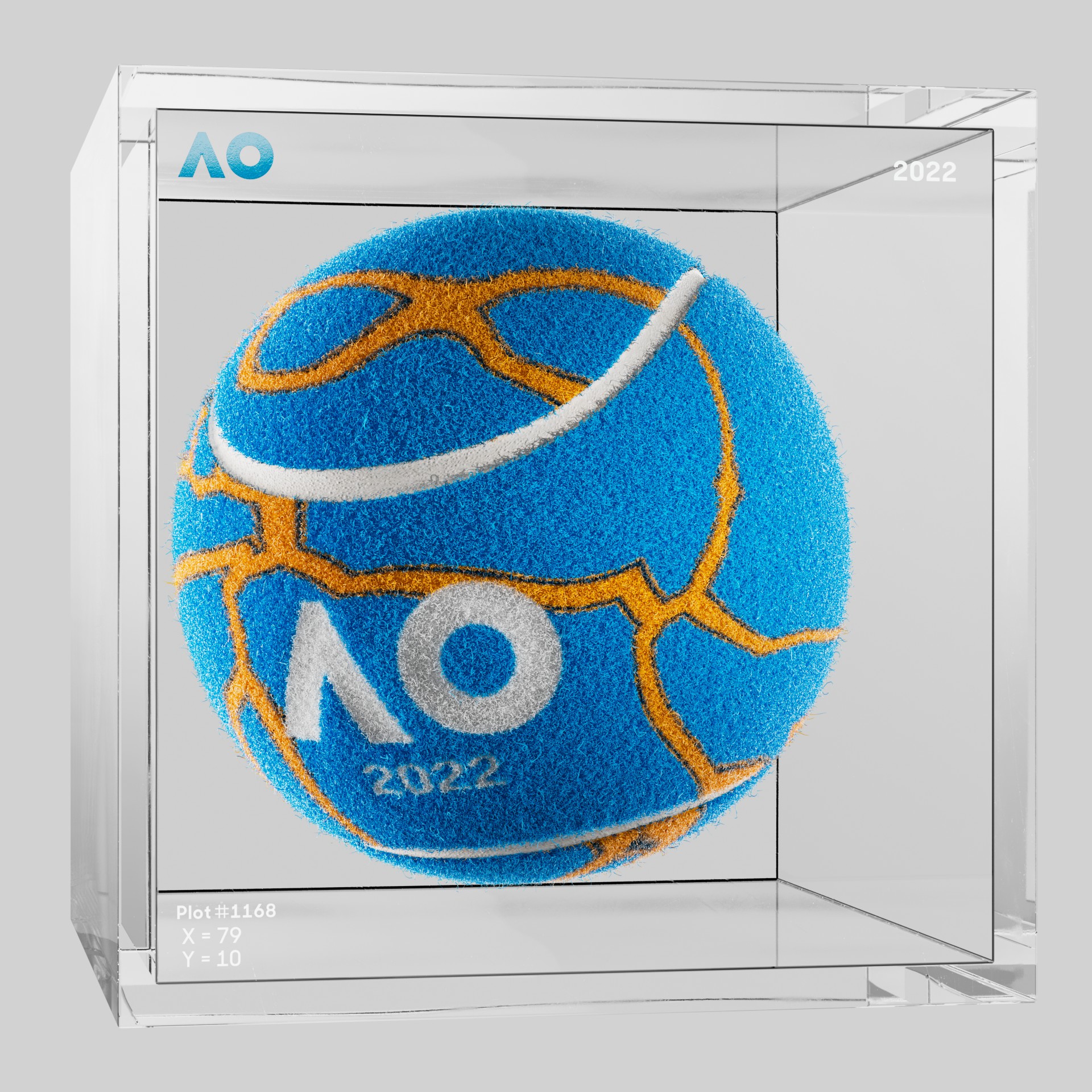 The Australian Open - The Australian Open Art Ball - AO Art Ball #6623 - NFT # 6623