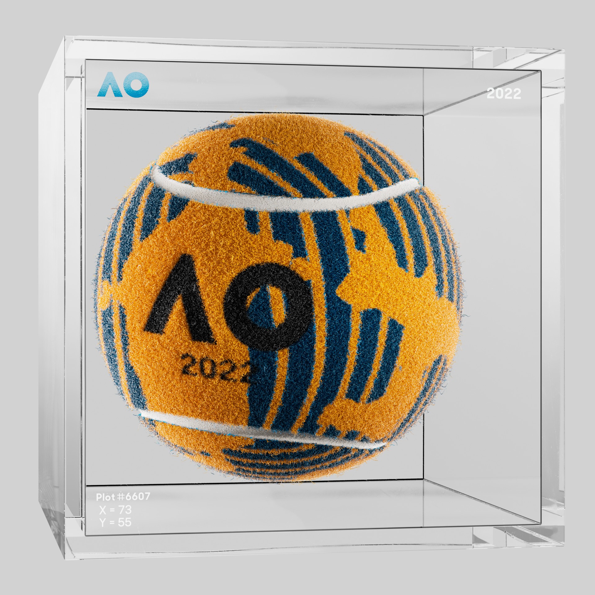 The Australian Open - The Australian Open Art Ball - AO Art Ball #6683 - NFT # 6683