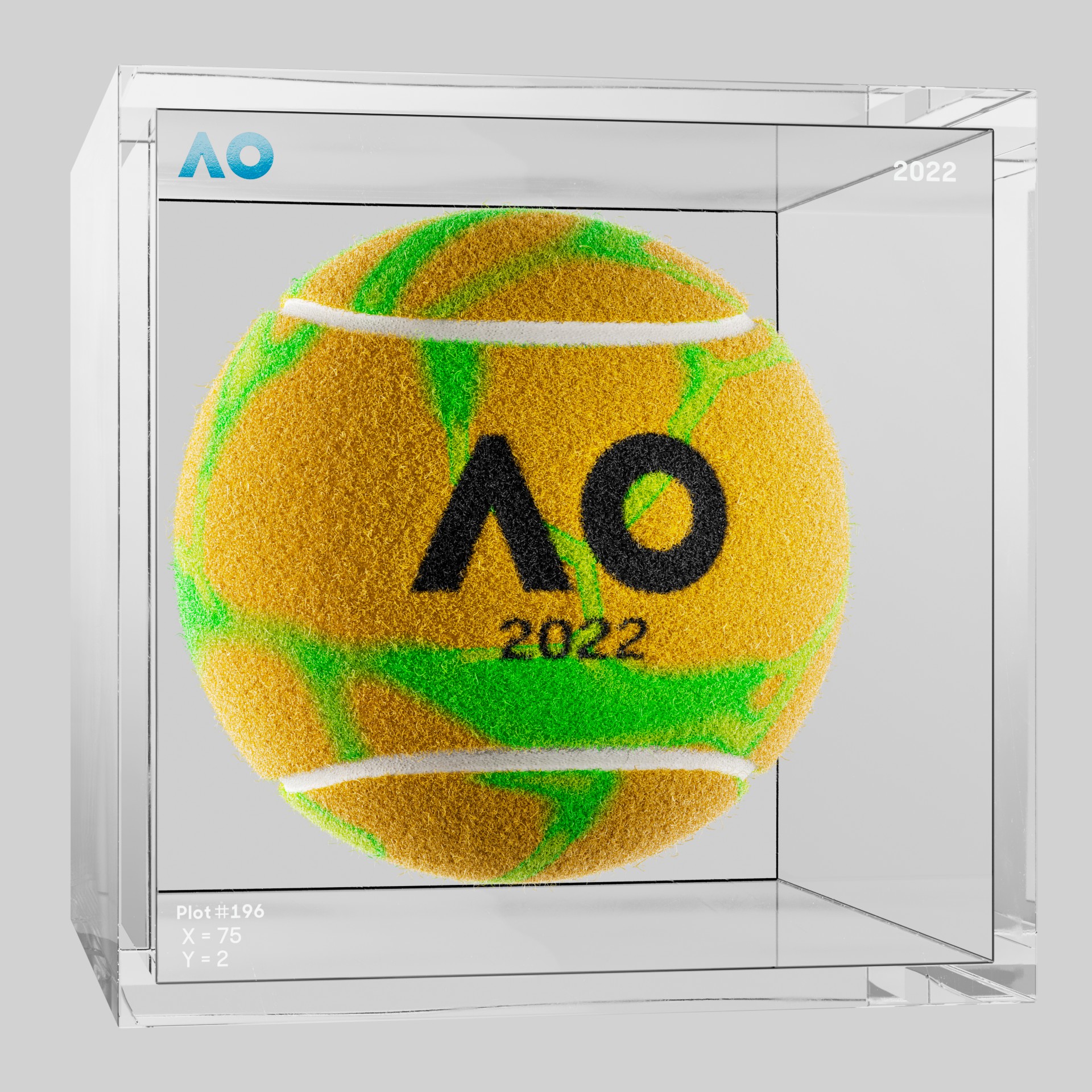 The Australian Open - The Australian Open Art Ball - AO Art Ball #704 - NFT # 704