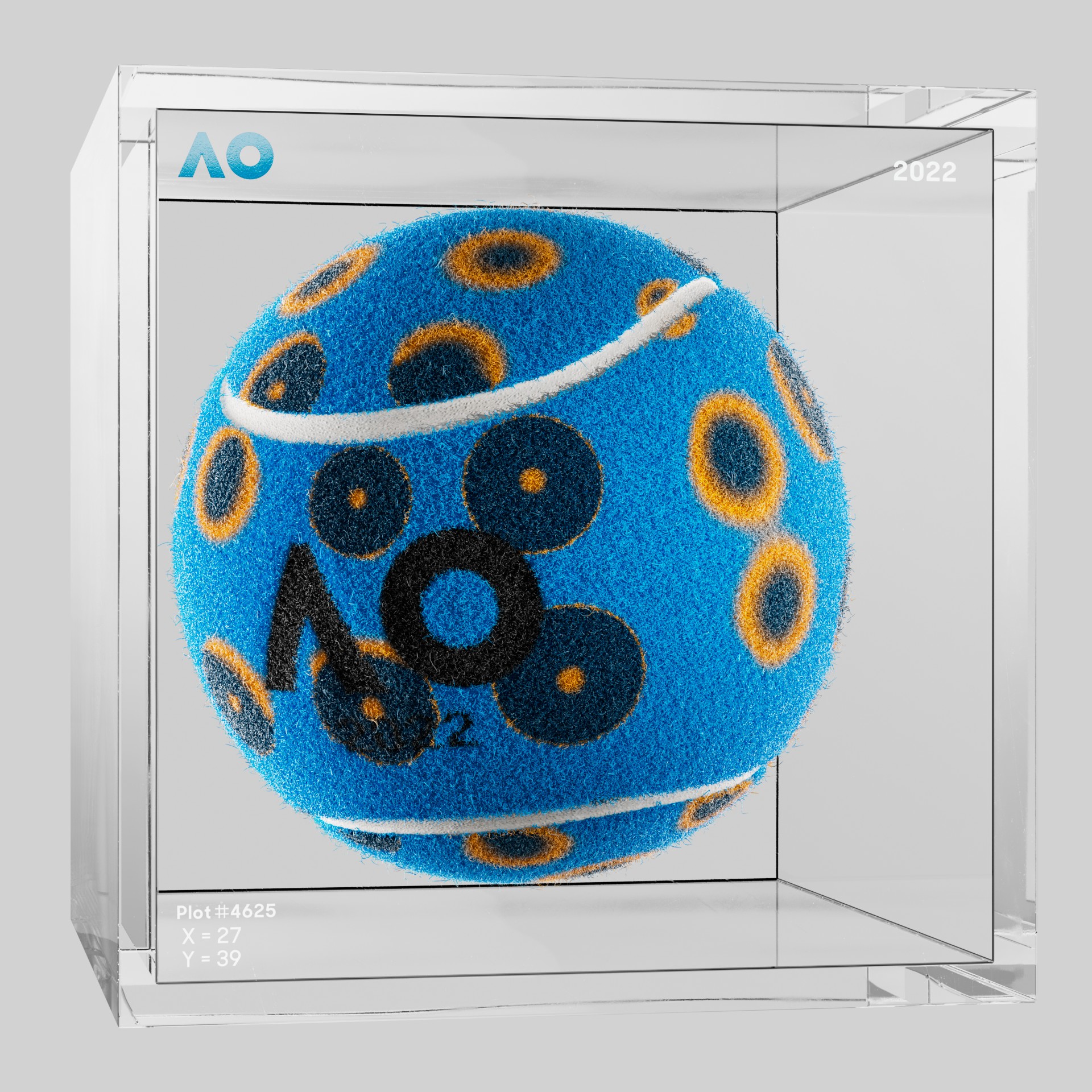 The Australian Open - The Australian Open Art Ball - AO Art Ball #706 - NFT # 706