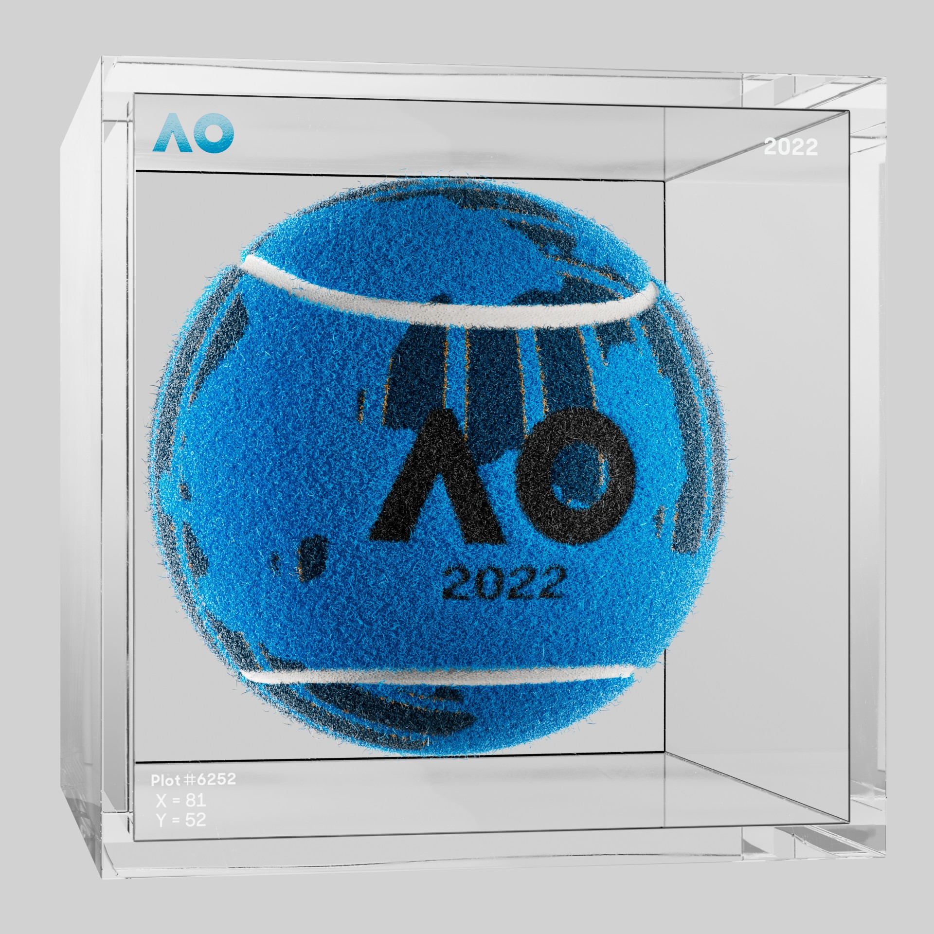 The Australian Open - The Australian Open Art Ball - AO Art Ball #711 - NFT # 711