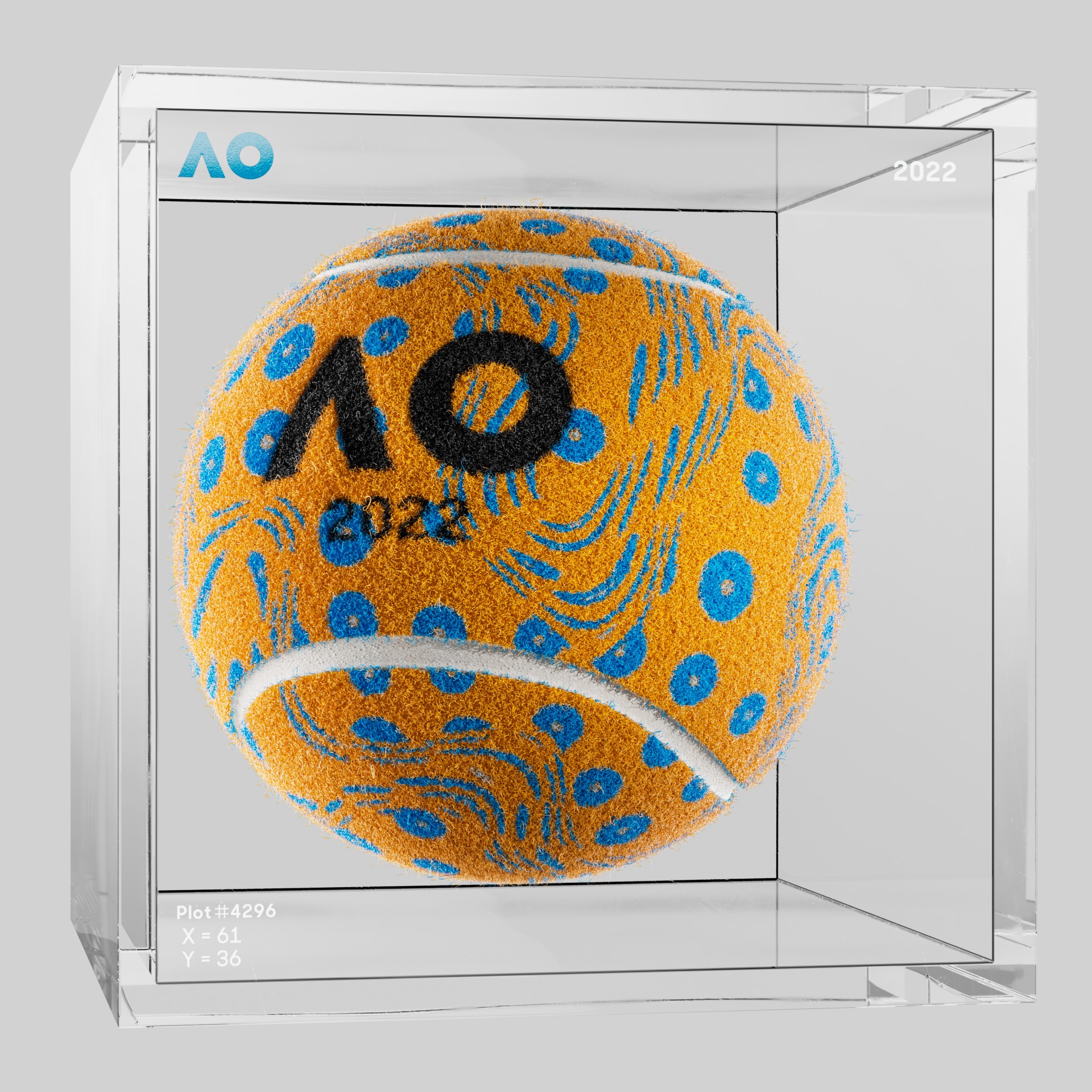 The Australian Open - The Australian Open Art Ball - AO Art Ball #767 - NFT # 767