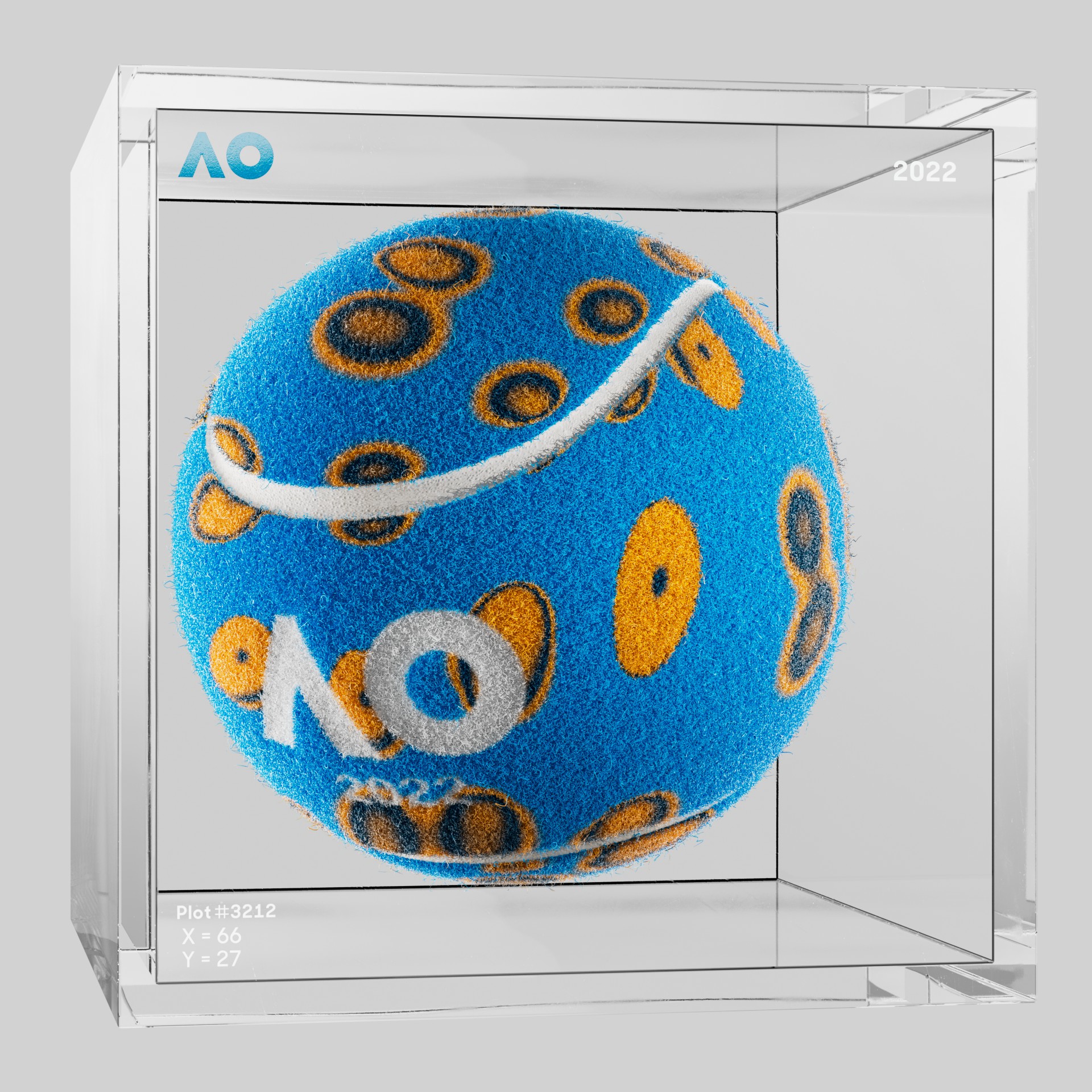 The Australian Open - The Australian Open Art Ball - AO Art Ball #768 - NFT # 768