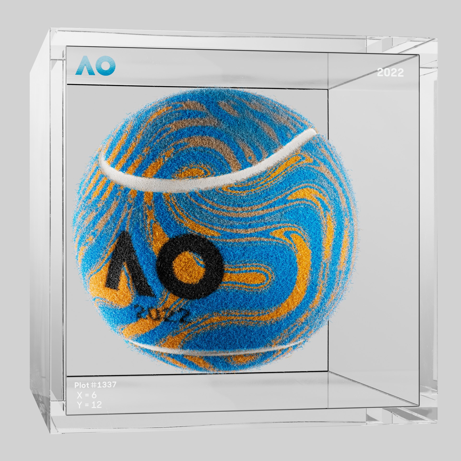 The Australian Open - The Australian Open Art Ball - AO Art Ball #770 - NFT # 770