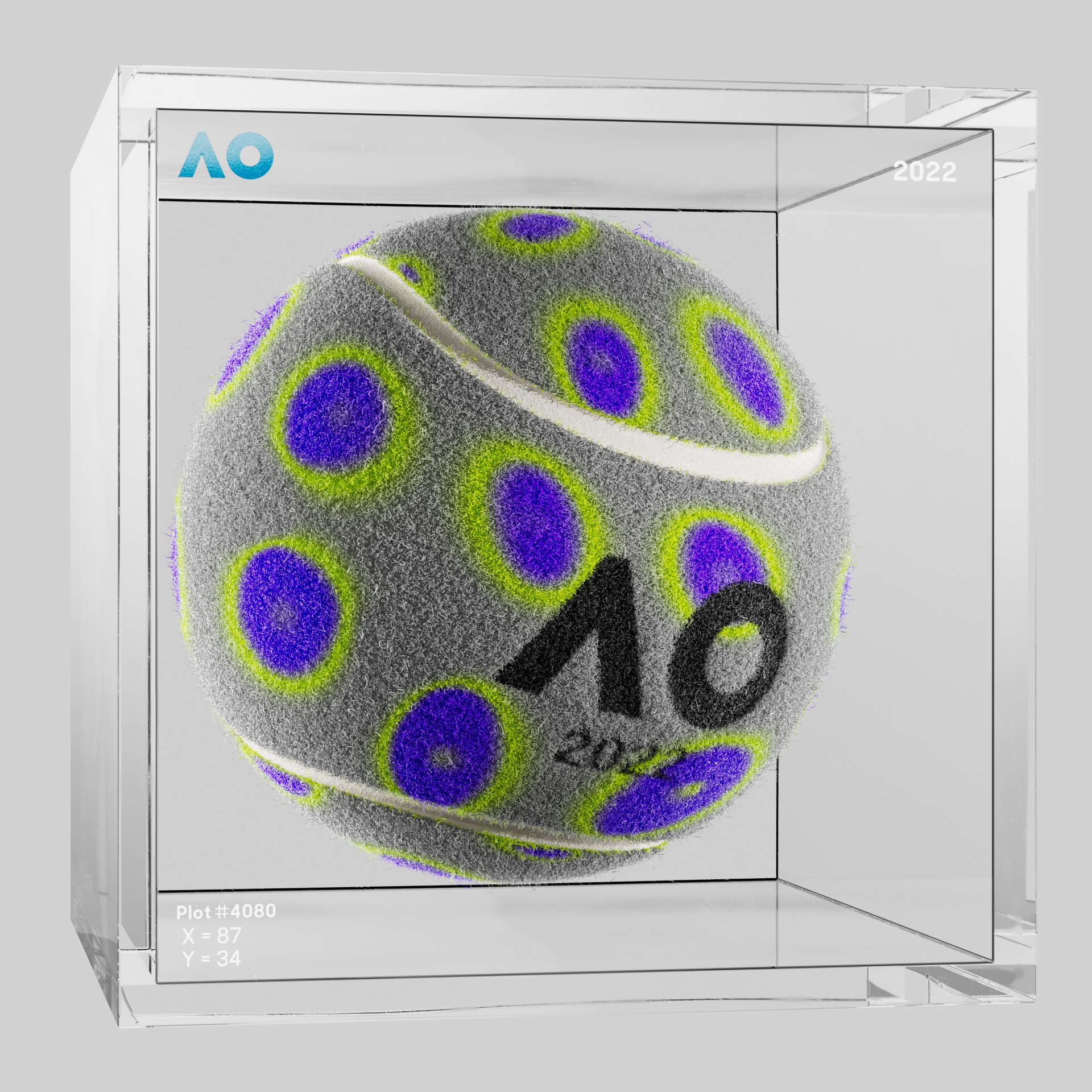 The Australian Open - The Australian Open Art Ball - AO Art Ball #783 - NFT # 783