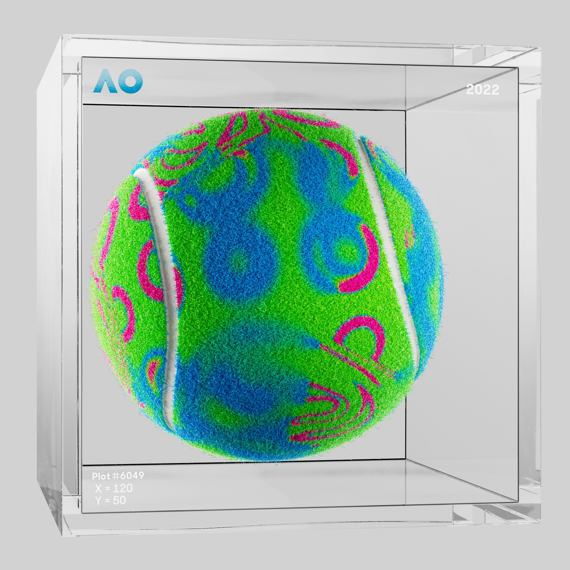 The Australian Open - The Australian Open Art Ball - AO Art Ball #785 - NFT # 785