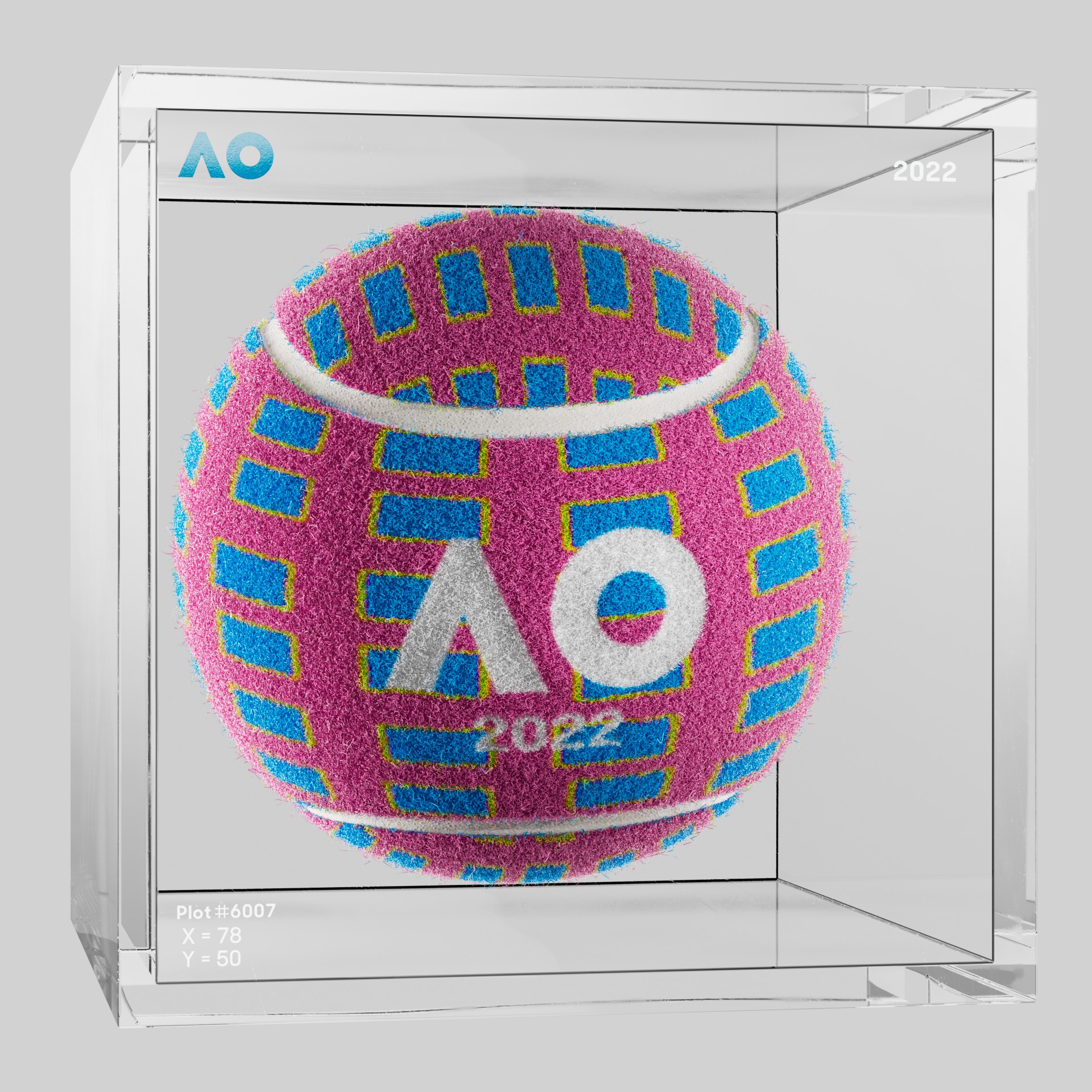 The Australian Open - The Australian Open Art Ball - AO Art Ball #794 - NFT # 794