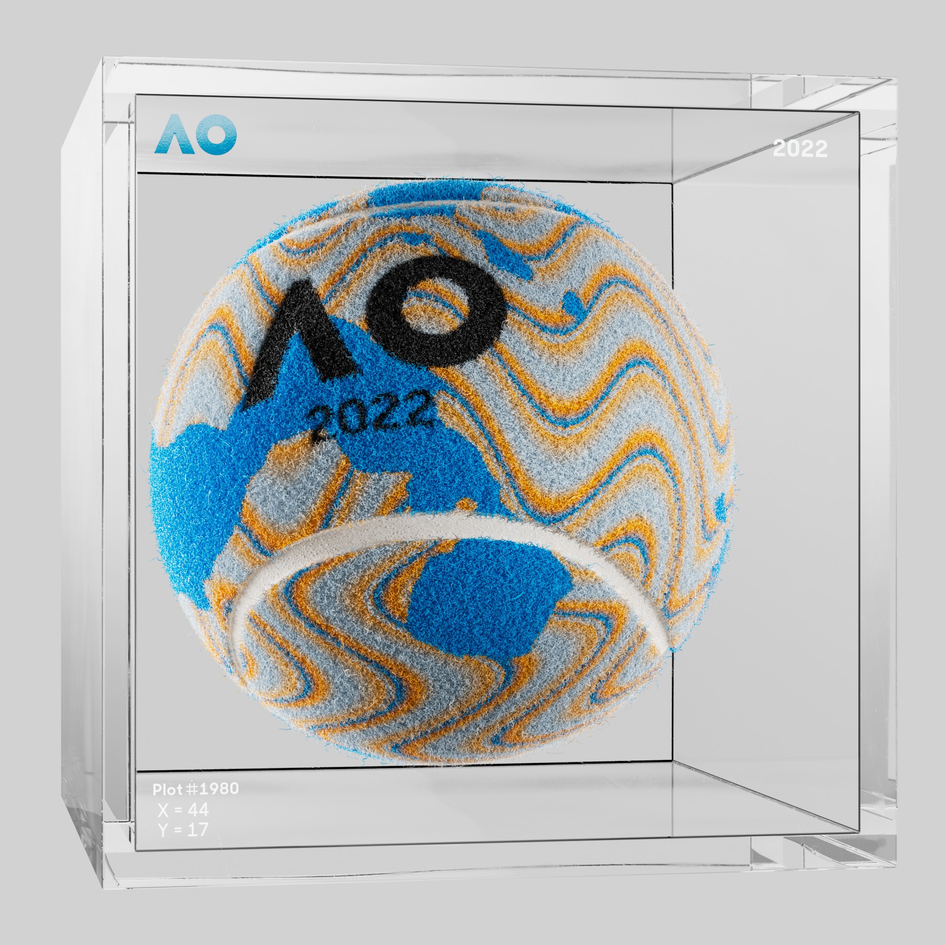 The Australian Open - The Australian Open Art Ball - AO Art Ball #815 - NFT # 815